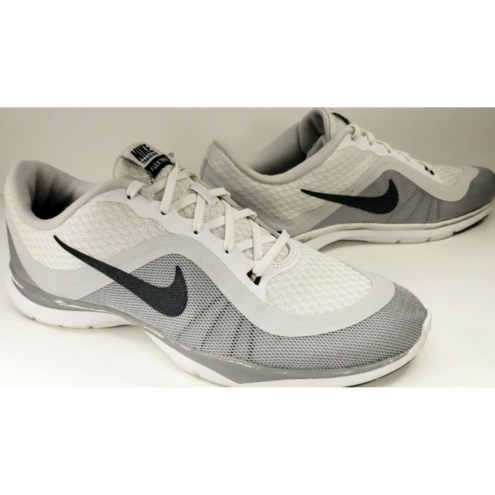 Nike Nike Training Flex TR 6 Womens Athletic Shoe Size 10M White Gray Black Size US 12 / IT 42 - 4 Thumbnail