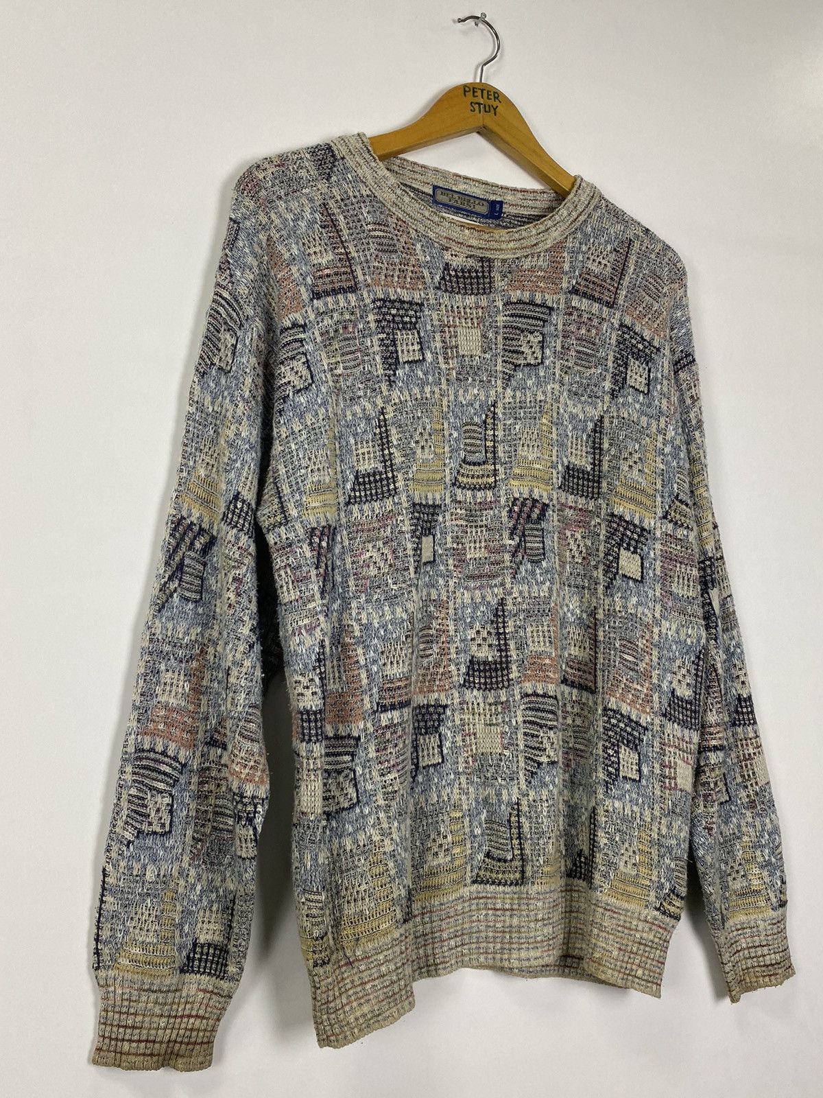 Japanese Brand Vintage Bel Bello Farsi Knit Sweater Size L / US 10 / IT 46 - 4 Thumbnail