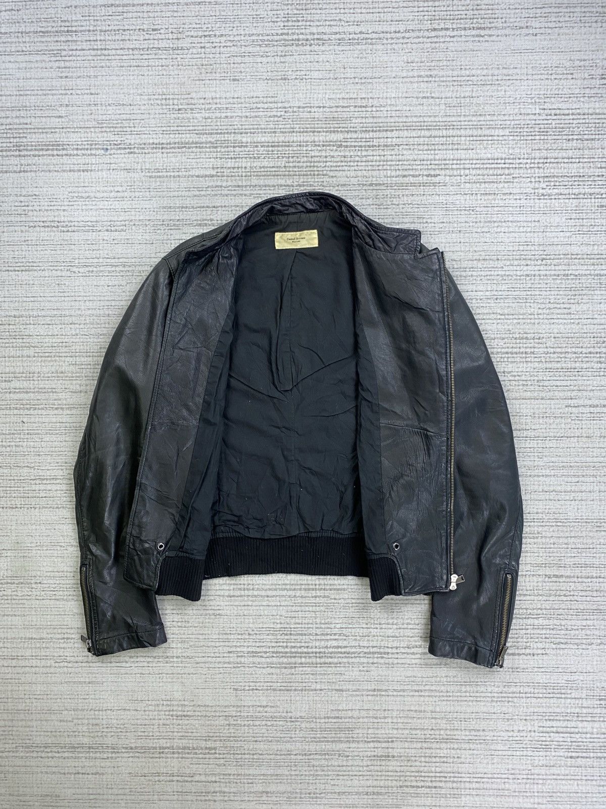 United Arrows × Vintage Vintage United Arrows White Label Leather Jacket Size US M / EU 48-50 / 2 - 6 Thumbnail