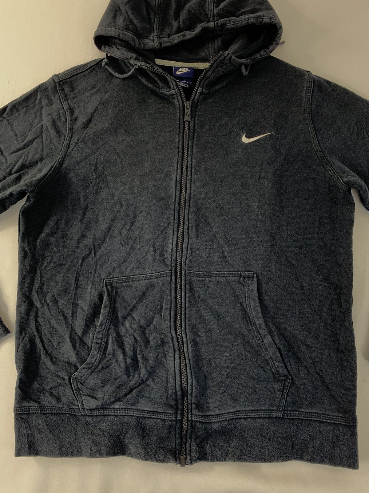 Nike Hype Nike Athletic Swoosh Logo Full Zip Hoodies Size US L / EU 52-54 / 3 - 3 Thumbnail