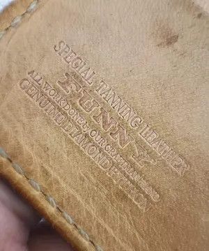 Vintage FUNNY Leather Co. Python Snakeskin Biker Wallet Size ONE SIZE - 6 Thumbnail