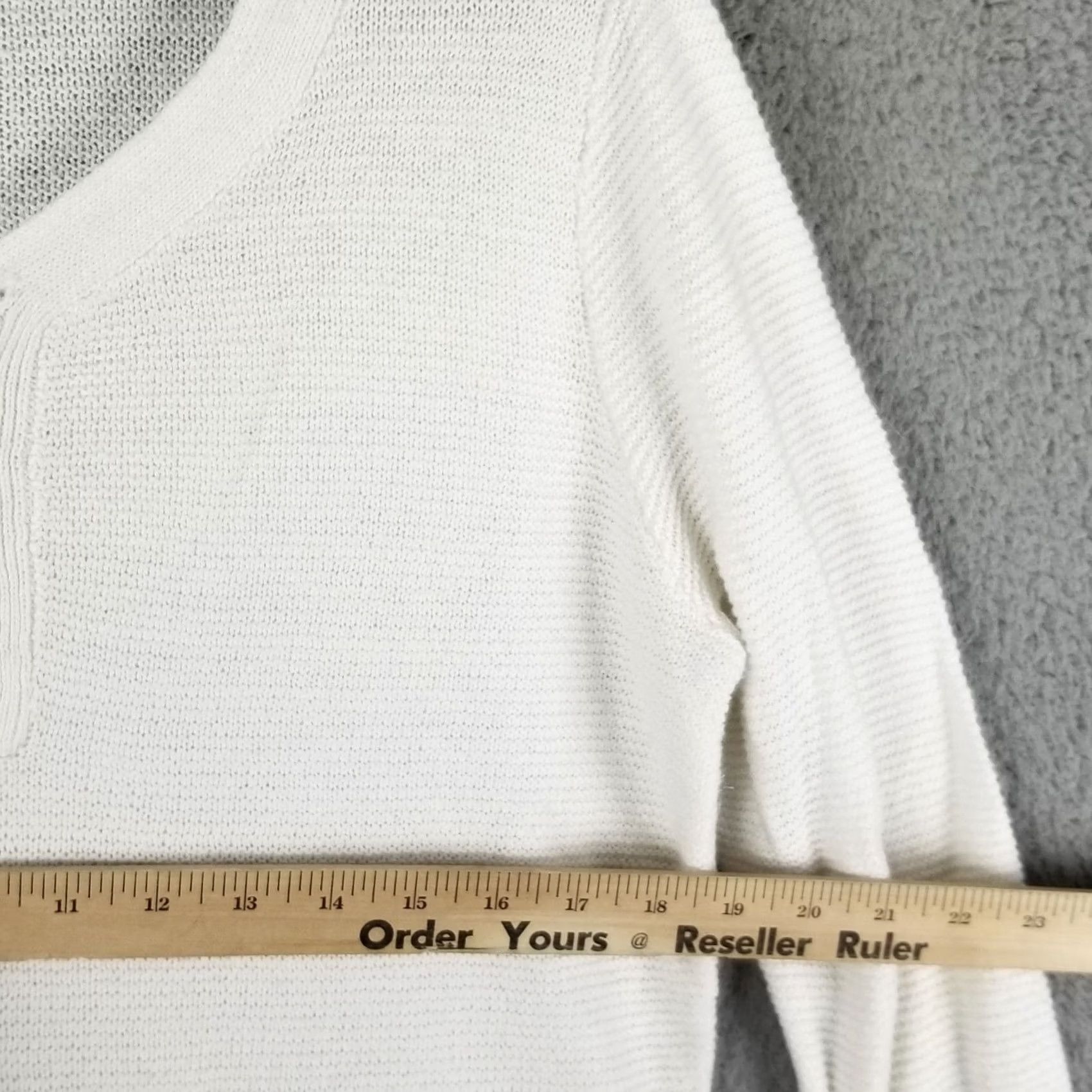 Pendleton Pendleton Linen Blend Sweater Woman Large L White Knit Pullover ladies 90s/ Cottagecore Size L / US 10 / IT 46 - 5 Thumbnail