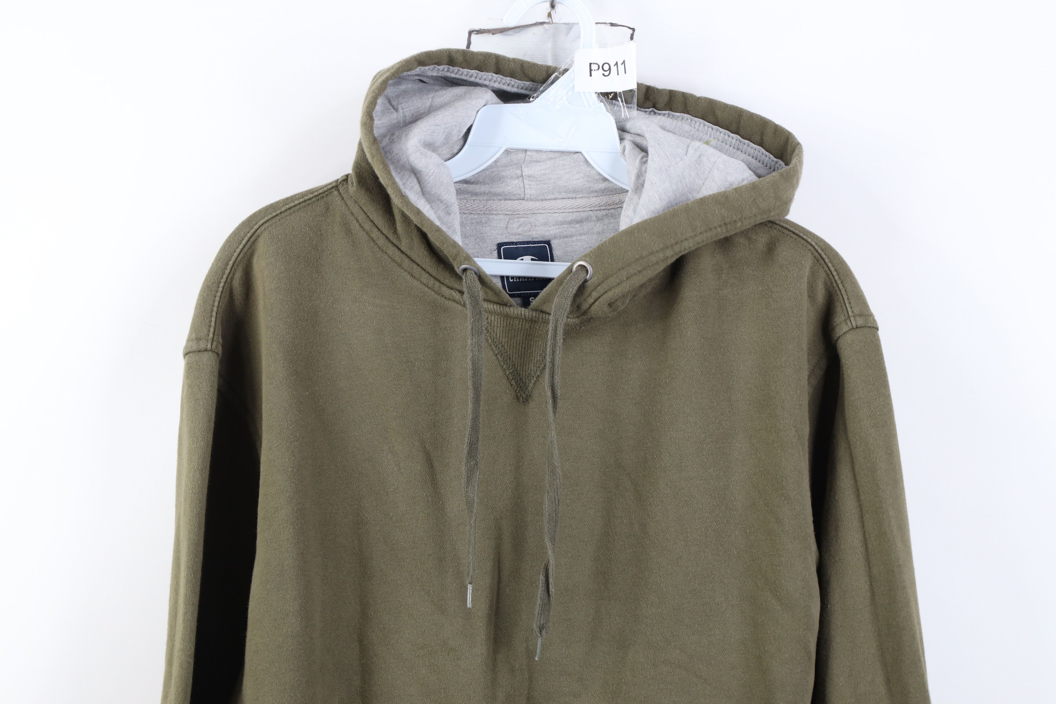 Champion Vintage Y2K Champion Blank Hoodie Sweatshirt Olive Green Size US S / EU 44-46 / 1 - 2 Thumbnail