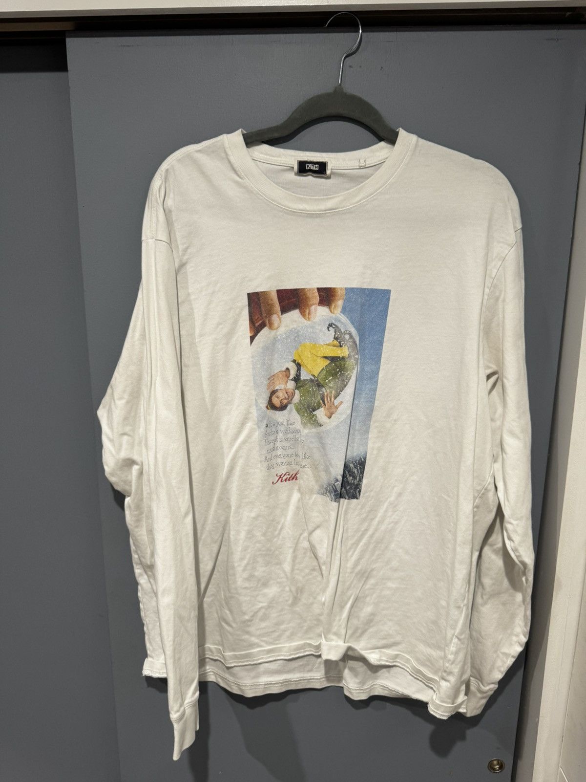 Kith Kith Elf Snow Globe Long Sleeve Tee Size US L / EU 52-54 / 3 - 1 Thumbnail