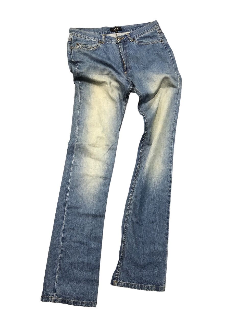 A.P.C. × Japanese Brand × Vintage A.P.C RUE DE FLEURUS PARIS JEANS UNISEX Size US 30 / EU 46 - 18 Thumbnail