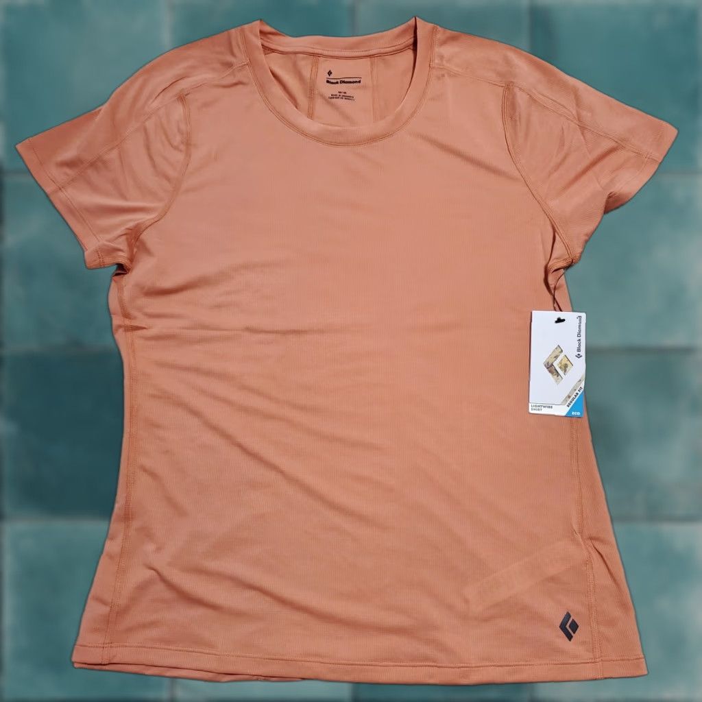 Black Diamond Black Diamond Lightwire Shirt Women M Peach Short Sleeve Hiking Climbing Outdoor Size M / US 6-8 / IT 42-44 - 1 Thumbnail