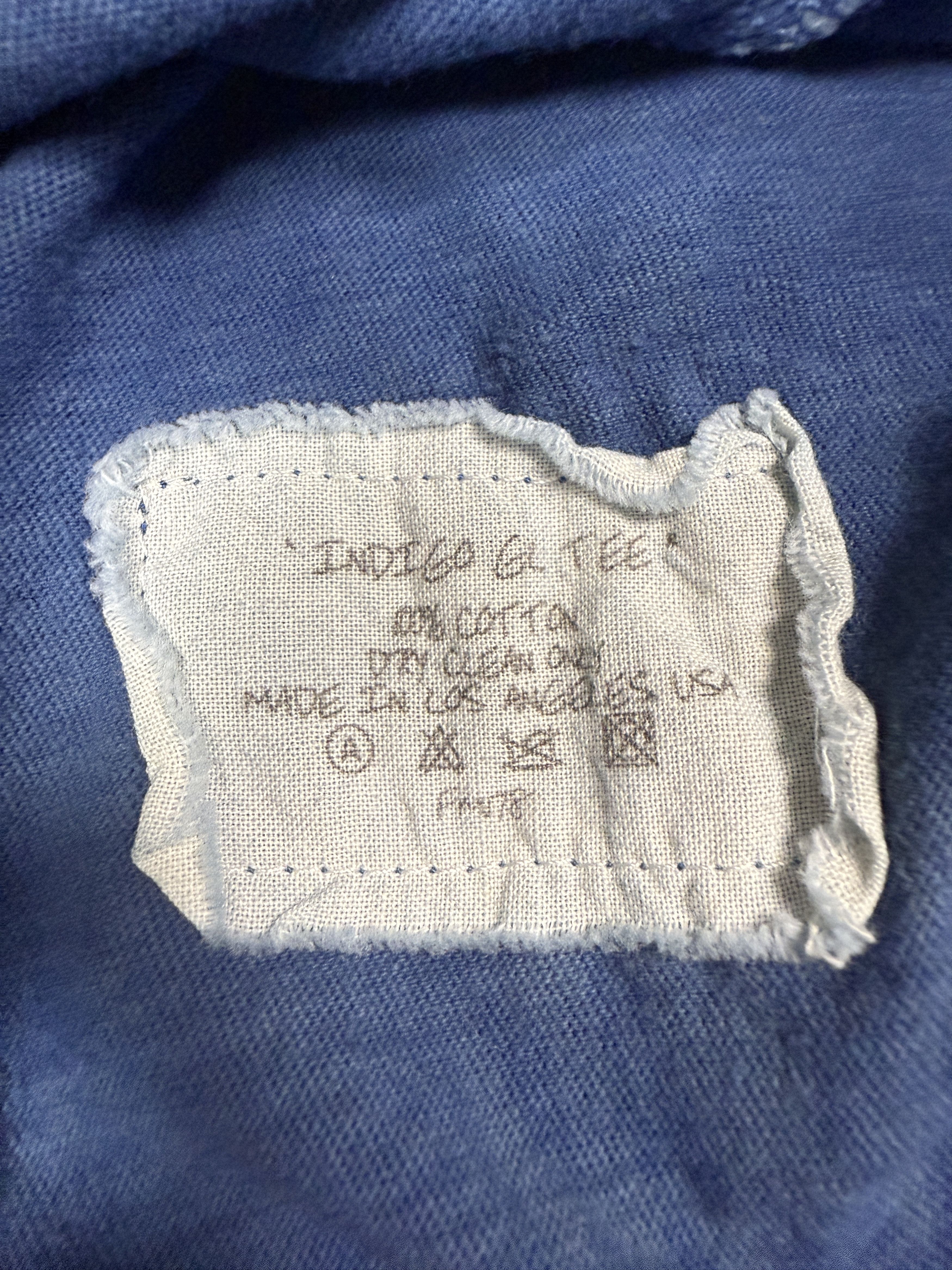 Greg Lauren Greg Lauren Indigo GL Tee Size US M / EU 48-50 / 2 - 7 Thumbnail