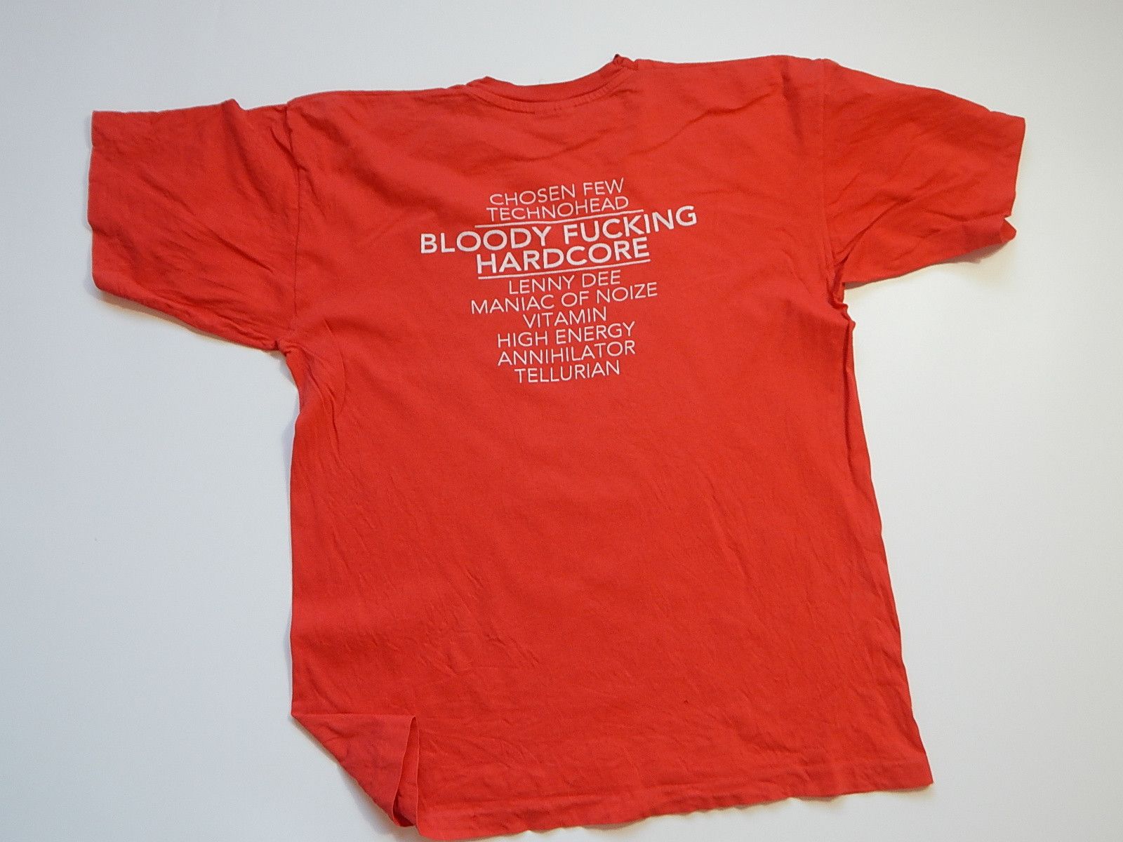 Rap Tees vintage 90s mokum records hardcore gabber techno tee Size US XL / EU 56 / 4 - 6 Thumbnail