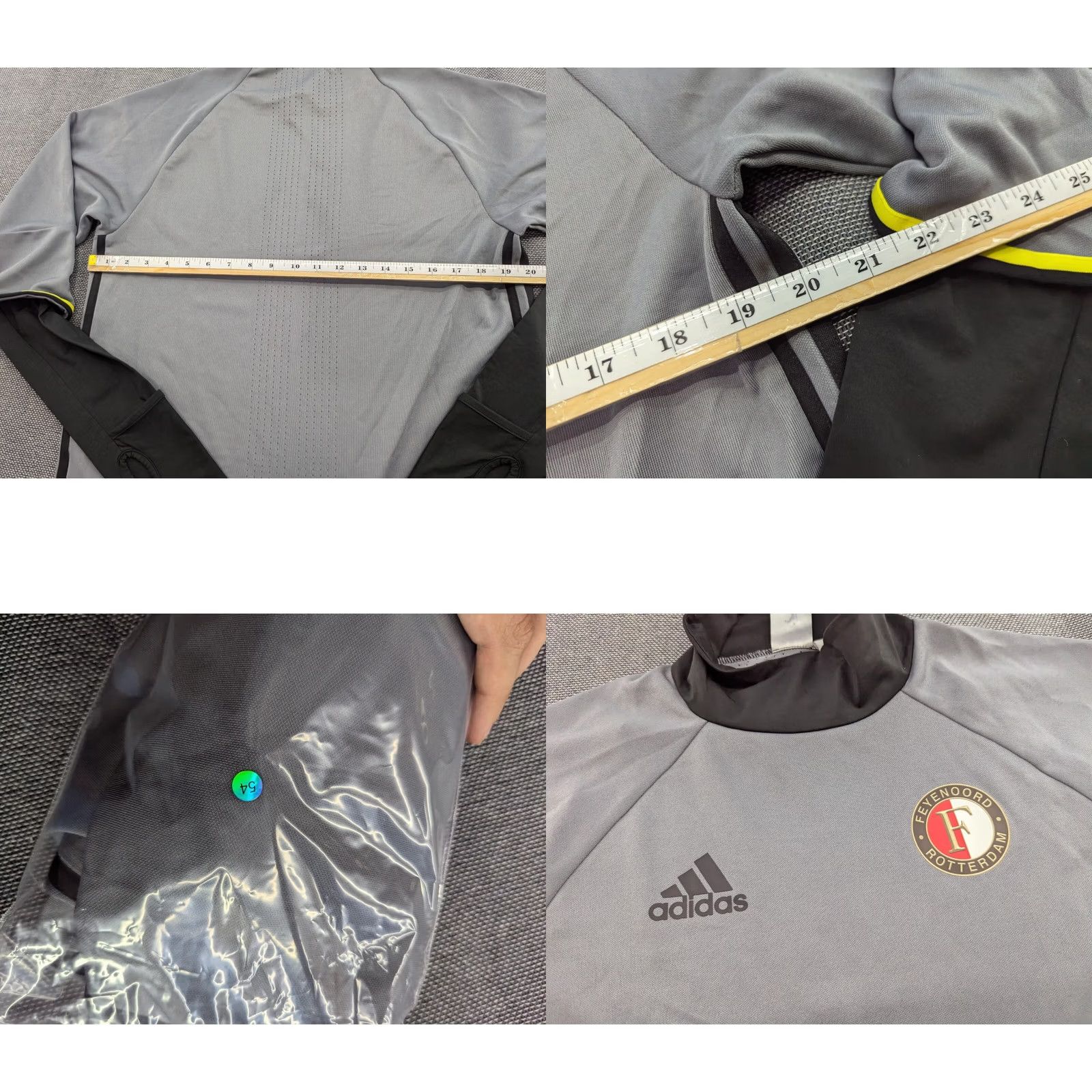 Adidas adidas Feyenoord Rotterdam 2016-2017 Training Sweatshirt Top Jersey Medium Adult Drill Shirt Unisex Adults Regular XS/S/M? Size US M / EU 48-50 / 2 - 8 Thumbnail