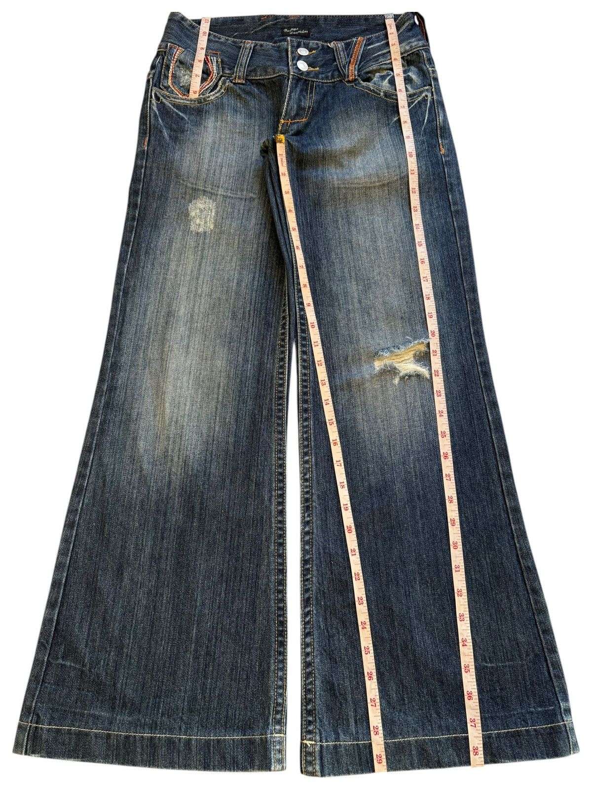 Japanese Brand Vintage Japanese Brand Blue Wash Bootcut Flare Jeans Size US 29 - 14 Thumbnail