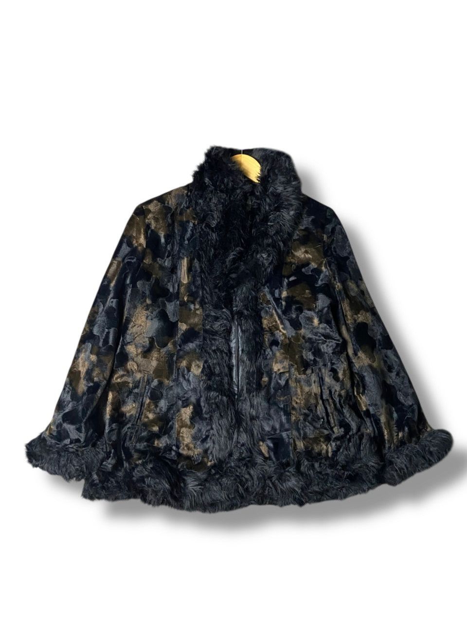Japanese Brand Vintage PAECOBOO Faux Fur Jacket (137) Size US XXS / EU 40 - 1 Thumbnail
