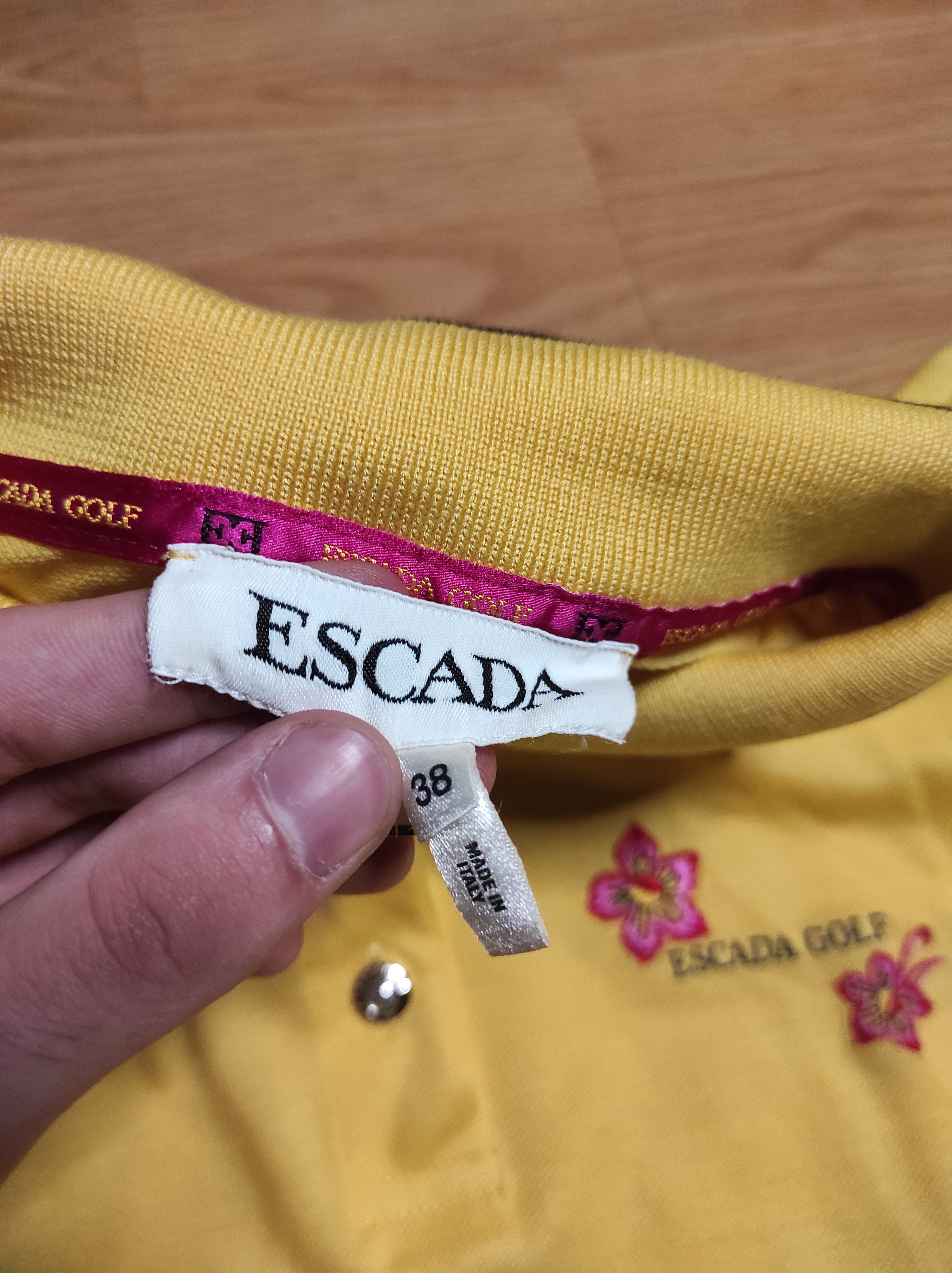 Escada × Japanese Brand **Vintage Escada "Golf" Polo T-Shirt** Size US M / EU 48-50 / 2 - 6 Thumbnail