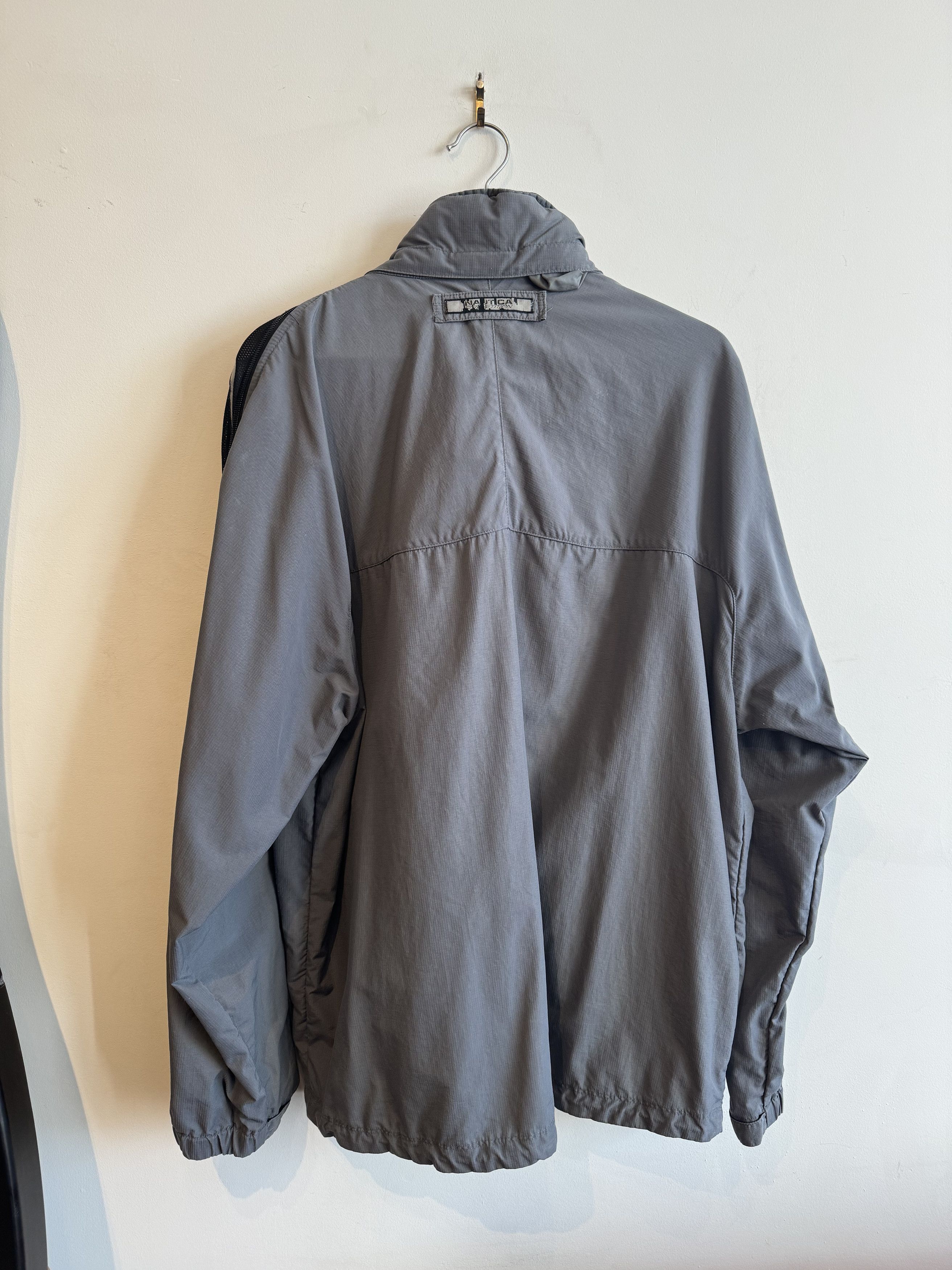 Nautica × Vintage y2k 00s Nautica Windbreaker Reflective Size L Size US L / EU 52-54 / 3 - 9 Thumbnail