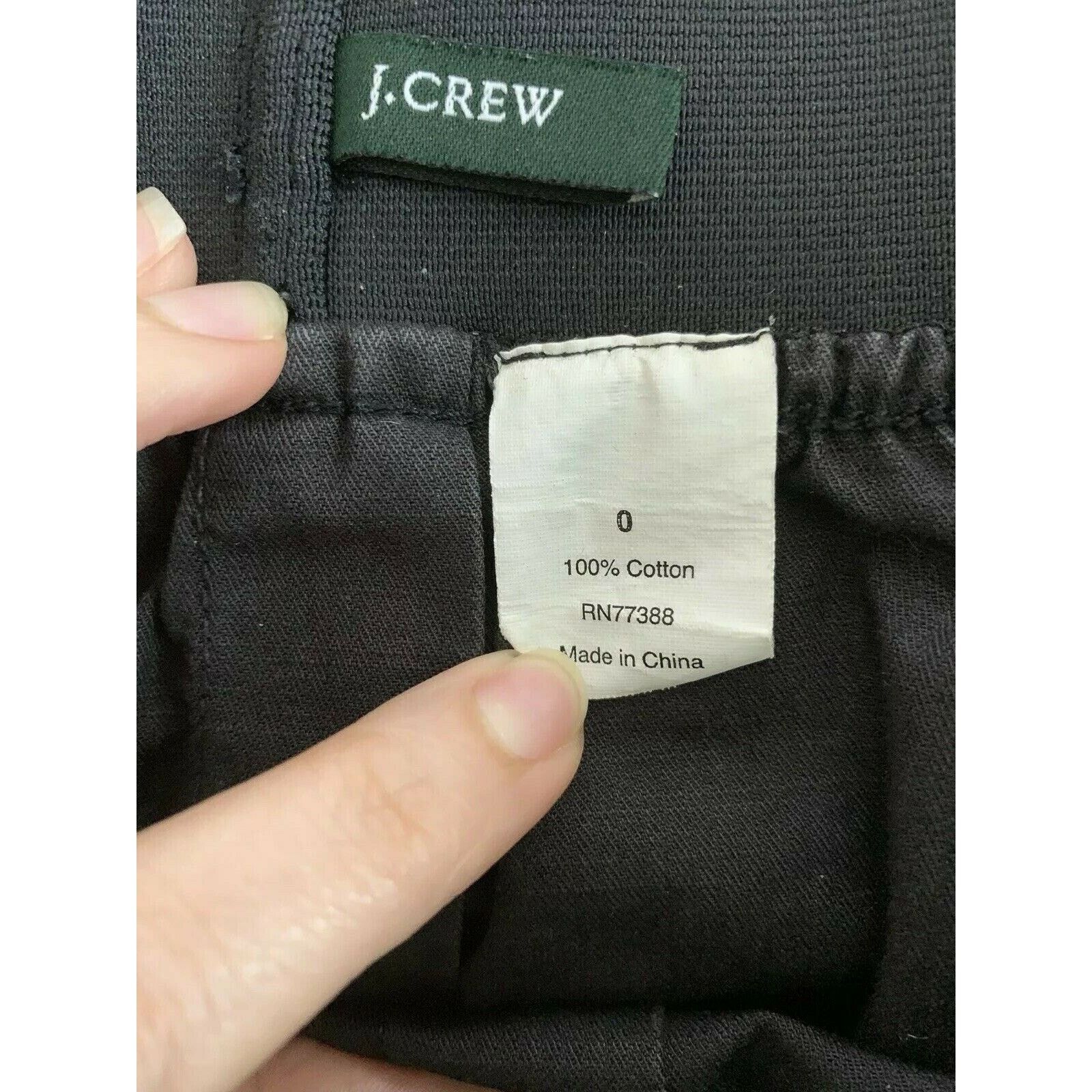 J.Crew J. CREW Dark Gray/black pull on mini Skirt Size 0 Size 25" / US 0 / IT 36 - 3 Thumbnail