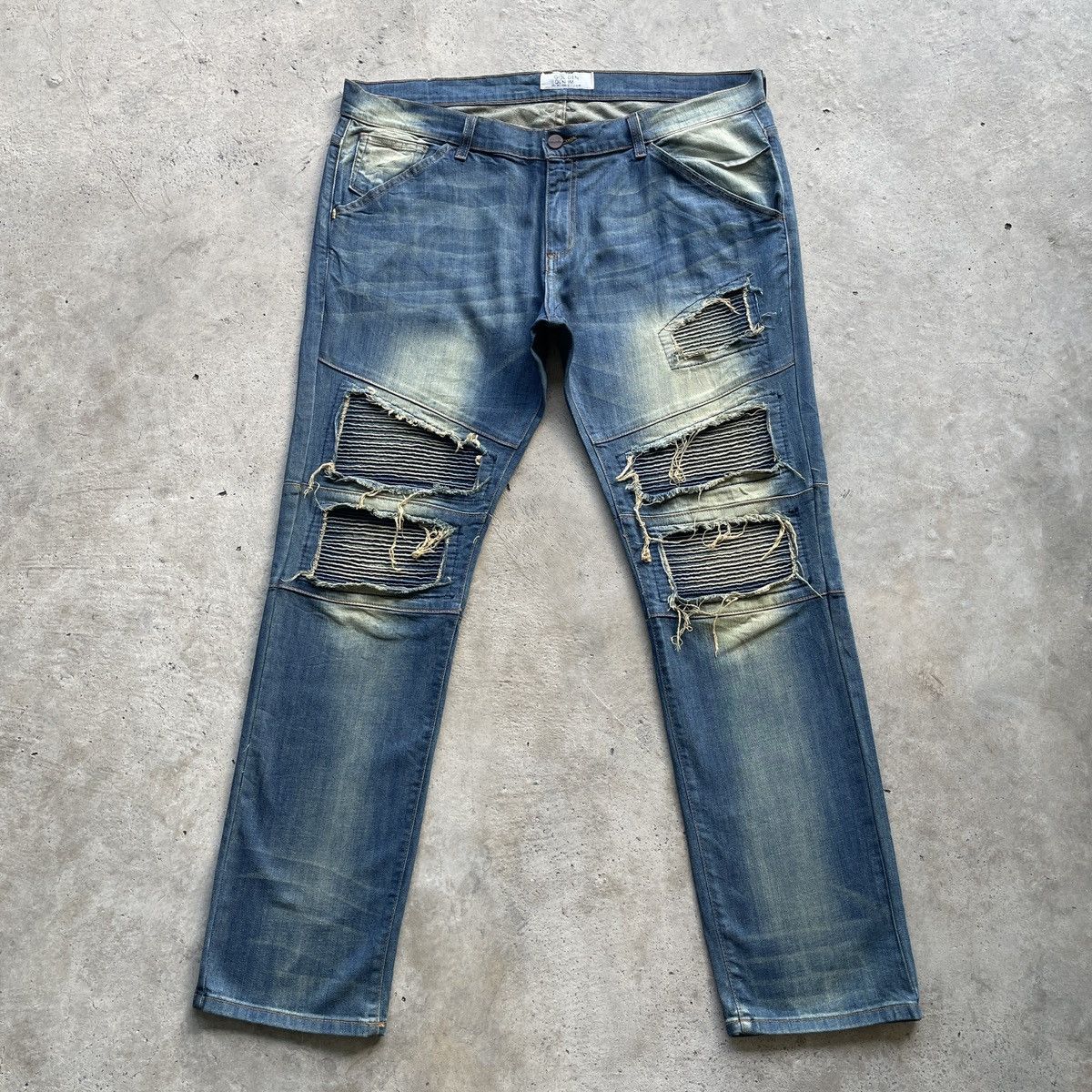 Beauty Beast × Jean × Made In Usa W42? Vintage Golden Denim USA 