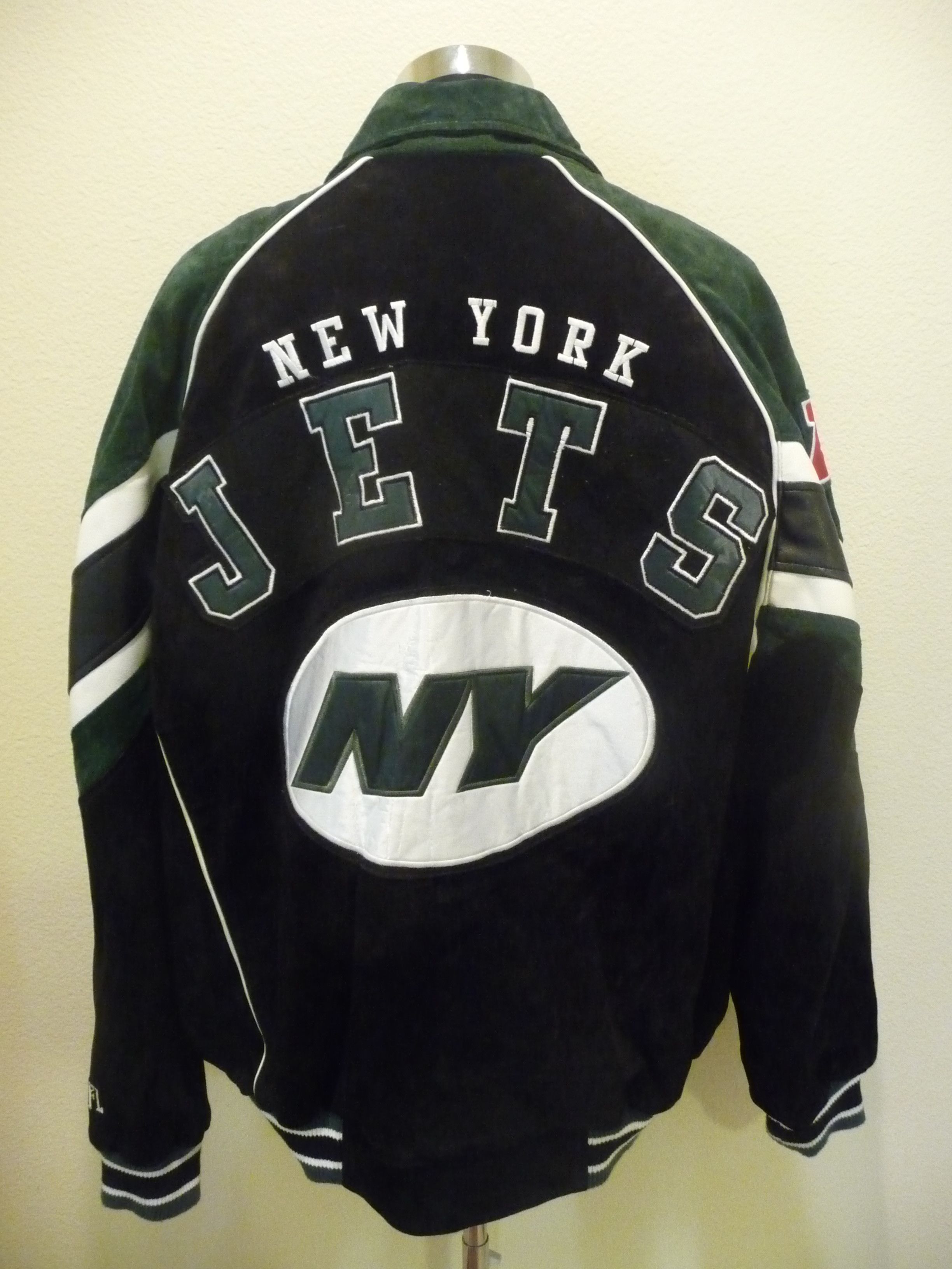 NFL New York Jets NFL Vintage Suede Jacket Size US XXL / EU 58 / 5 - 1 Thumbnail