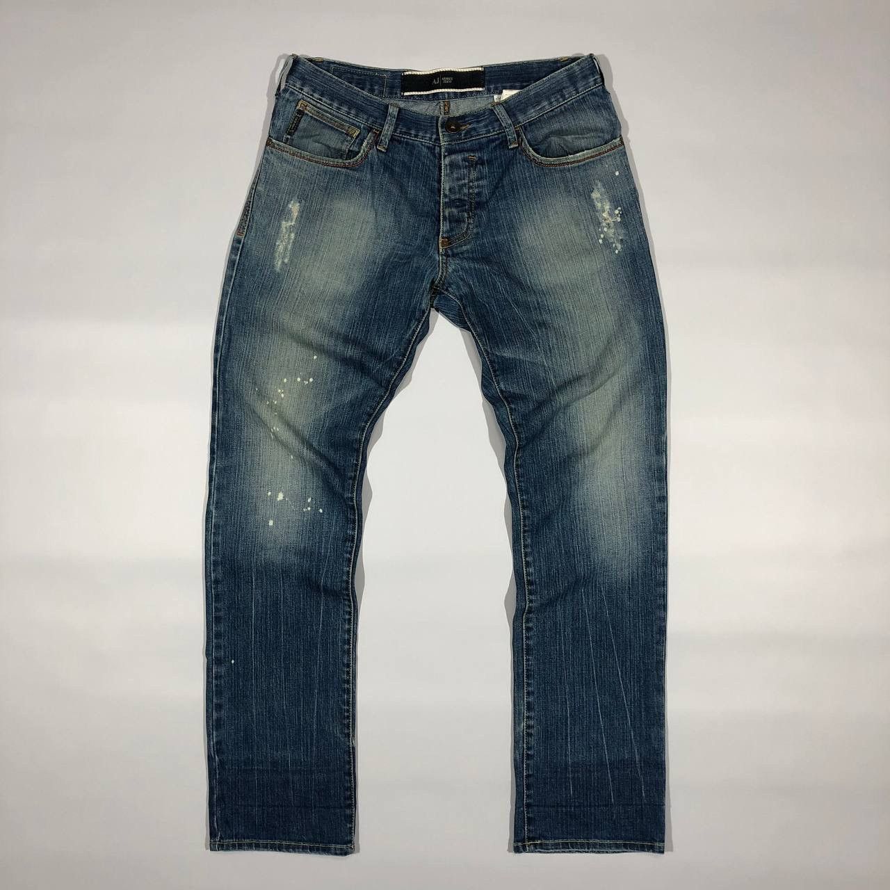 Armani × Jean × Vintage Vintage Armani Jeans Denim Pants Size US 32 / EU 48 - 1 Thumbnail