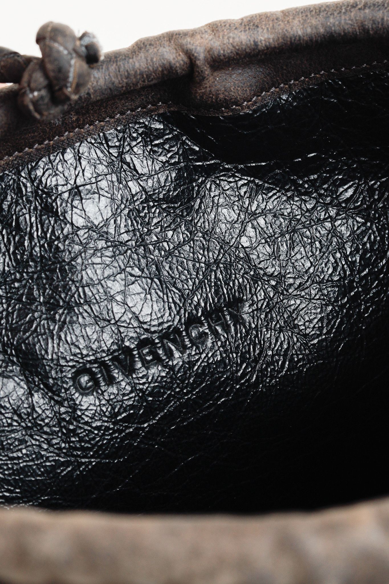 Givenchy Wax Textured Leather Knotted-Rope Heeled Boots