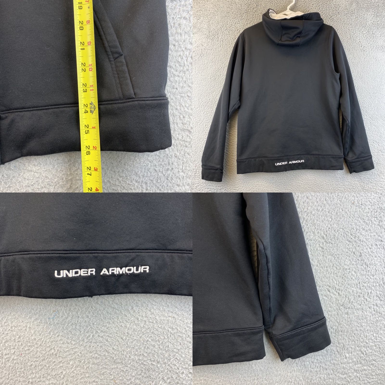Under Armour Under Armour Men's Hoodie Logo SMALL Fleece Pullover Hooded Sweatshirt/ 76-49 Under Armour Logo Hoodie Sweatshirt Men’s Fleece Pullover Hooded Zip? Size US S / EU 44-46 / 1 - 8 Thumbnail