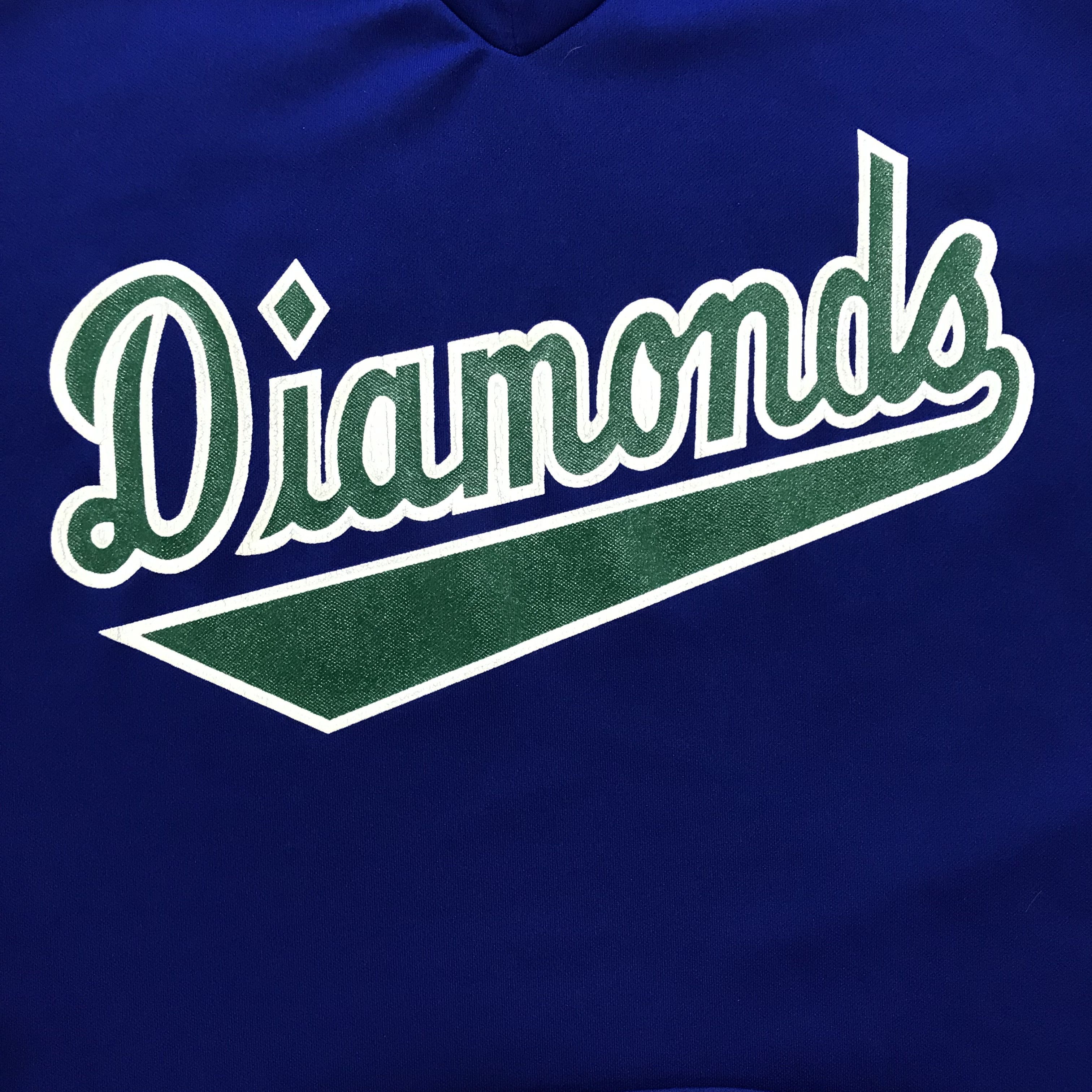 Vintage DIAMONDS RAWLINGS Vintage Jersey Baseball MLB 80s 90s Size US L / EU 52-54 / 3 - 6 Thumbnail