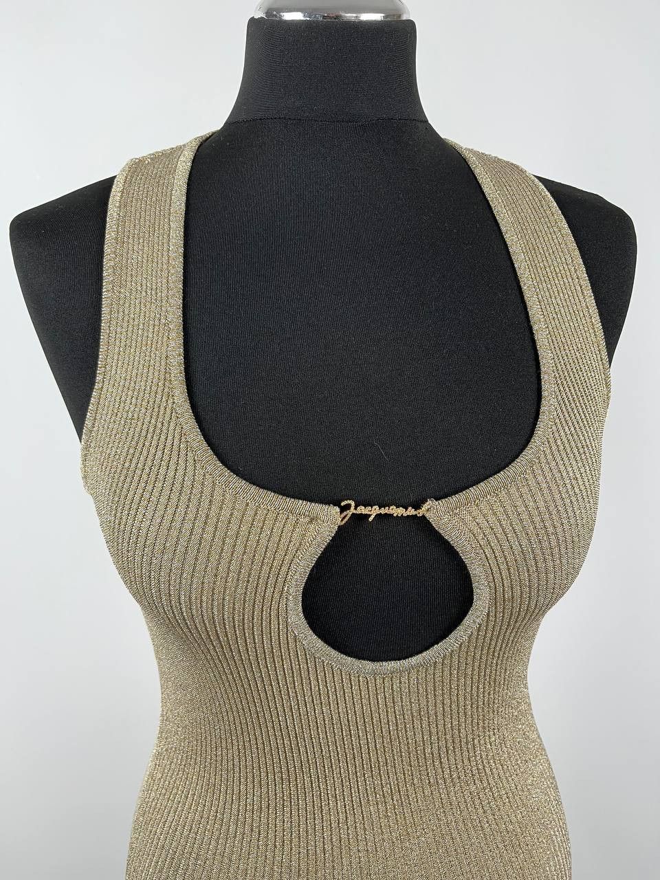 Jacquemus Jacquemus Gold Guirlande 'La Mini Robe Brilho' Minidress Size XS / US 0-2 / IT 36-38 - 5 Thumbnail