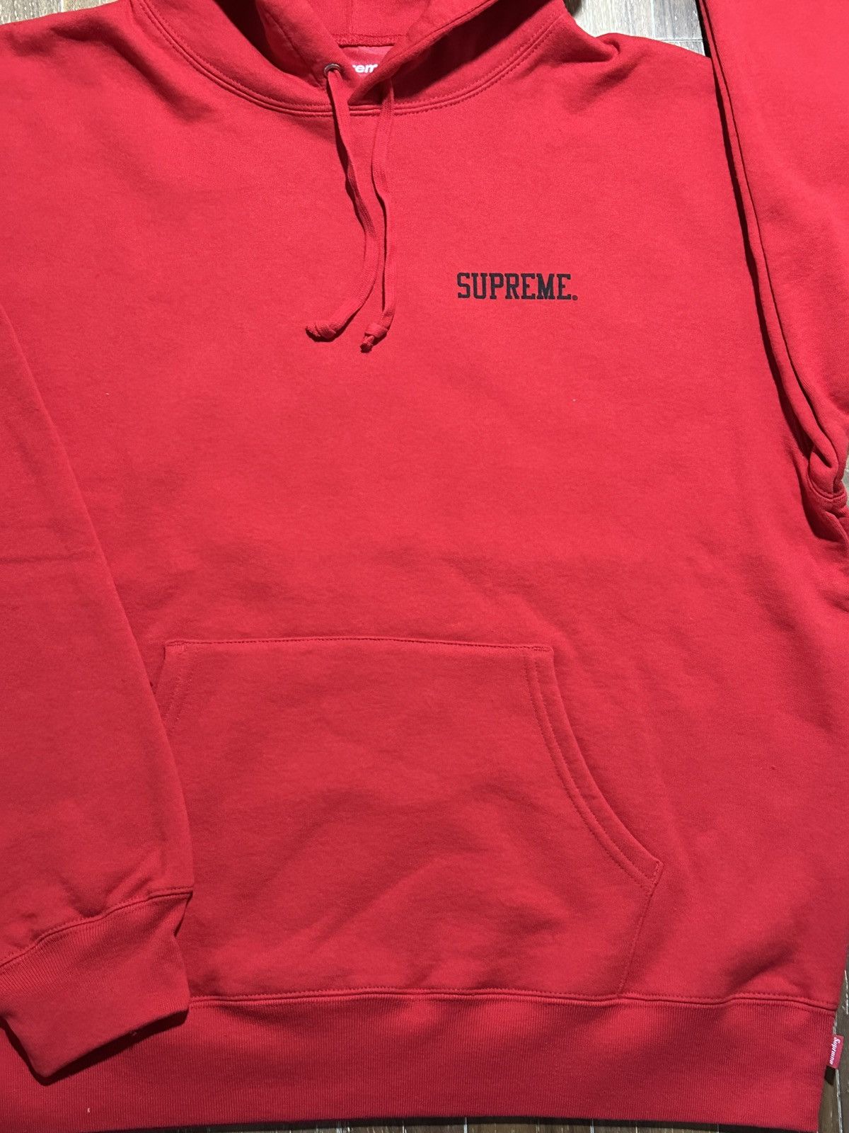Supreme Supreme Anarchy Red Hoodie L Size US L / EU 52-54 / 3 - 4 Thumbnail