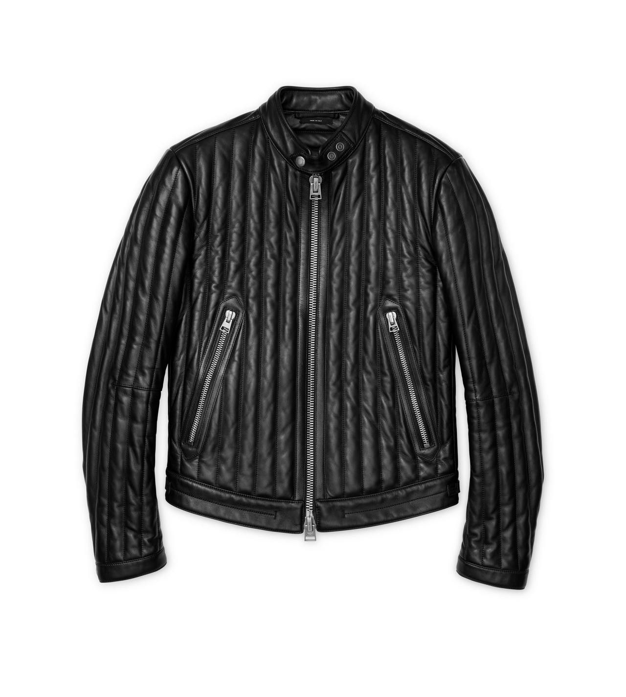 Tom Ford Ultimate New $8,200 w/tax Channel Quilted Cafe Racer Size US L / EU 52-54 / 3 - 11 Thumbnail