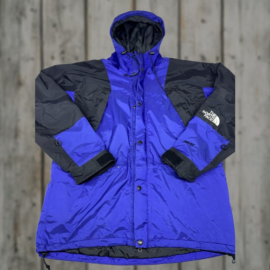 The North Face VINTAGE The North Face Jacket Men's XL Mountain Guide Goretex Ski Parka Blue 90s Size US XL / EU 56 / 4 - 1 Thumbnail