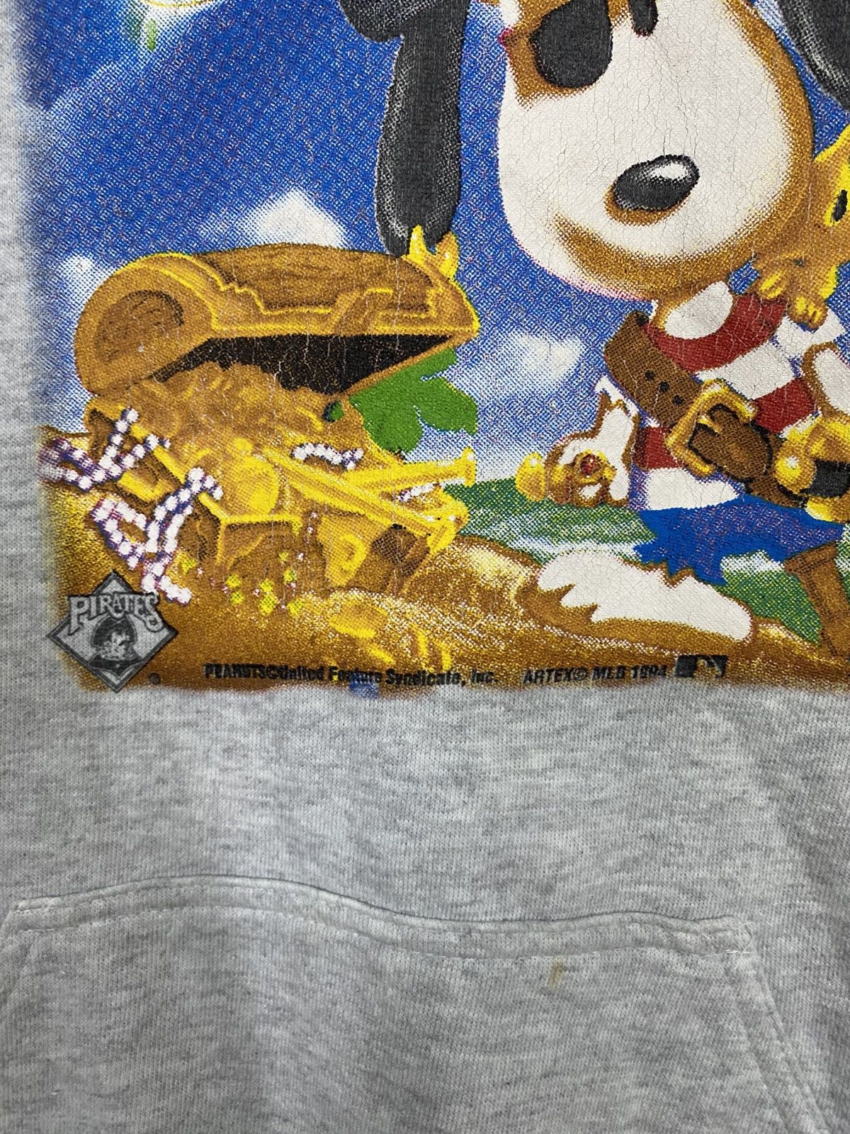 MLB × Peanuts × Vintage Vintage 1994 pittsburgh pirates mlb x peanuts hoodie Size US L / EU 52-54 / 3 - 13 Thumbnail
