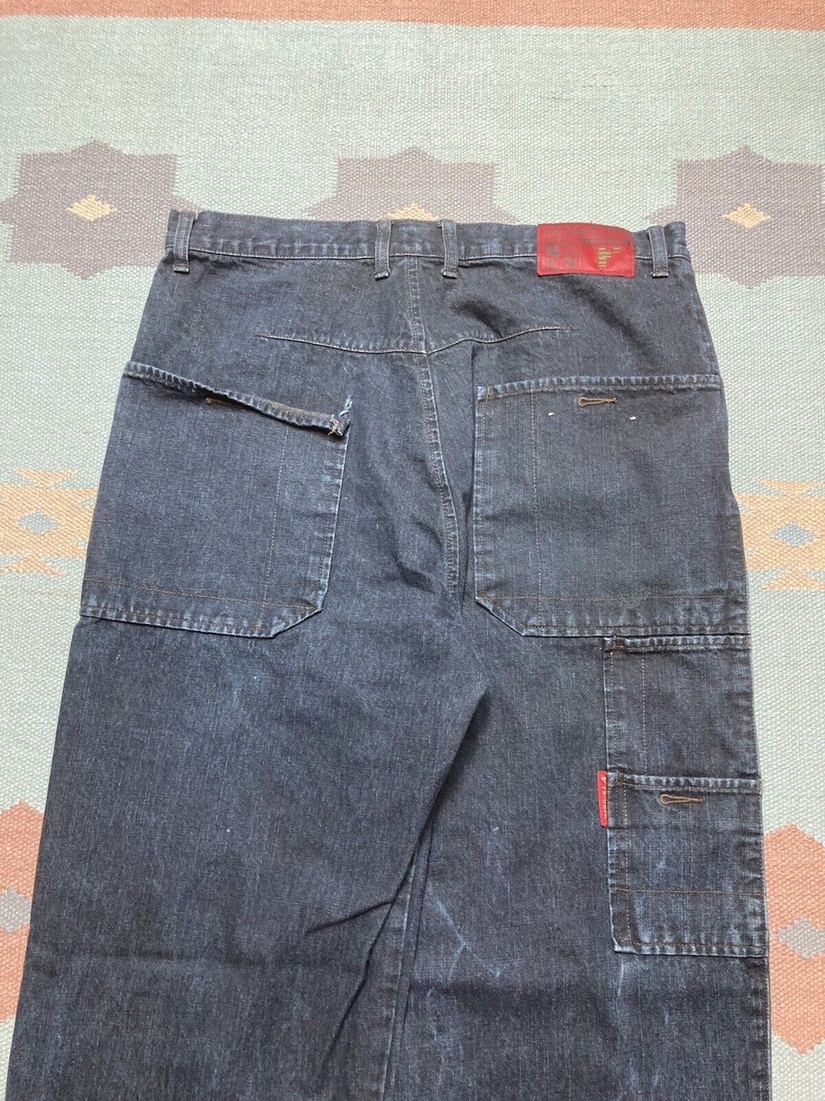 JNCO × Vintage y2k baggy jeans carpenter wide leg JNCO skate Reverb 34x31 Size US 34 / EU 50 - 4 Thumbnail