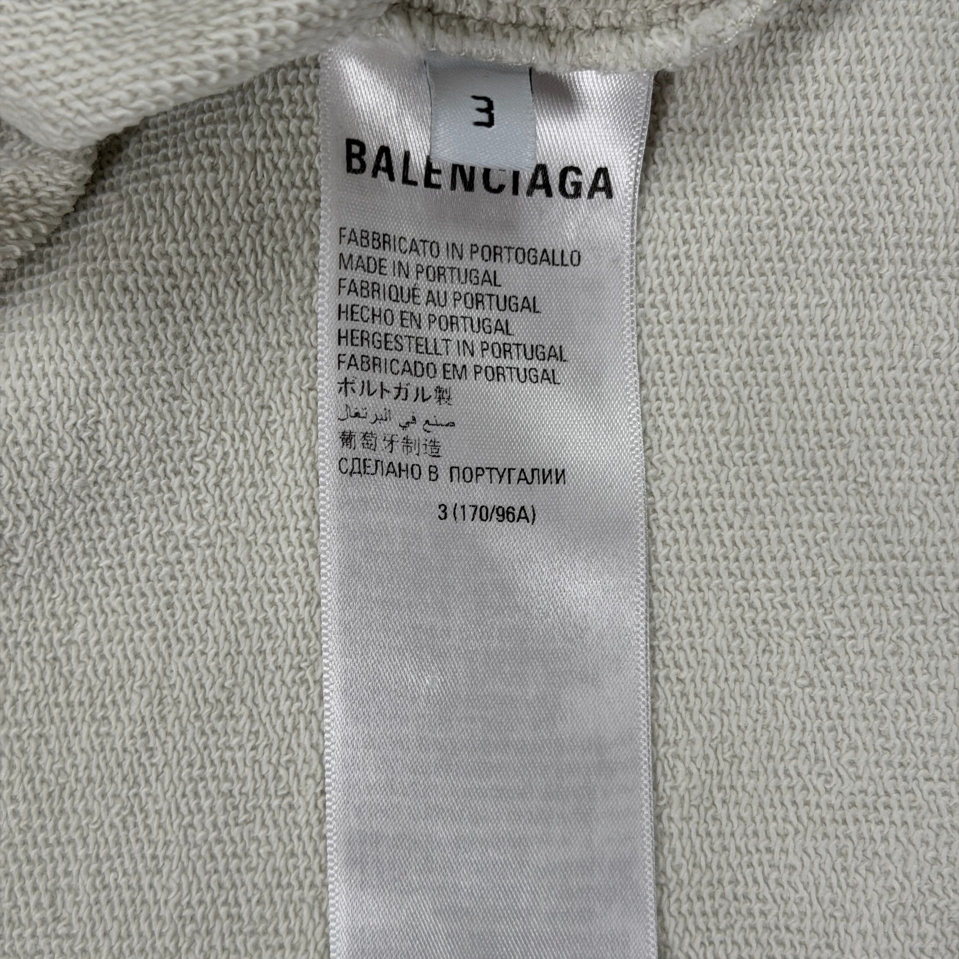 Balenciaga Balenciaga White Hooded Sweatshirt with Cola Cover Size M / US 6-8 / IT 42-44 - 6 Thumbnail