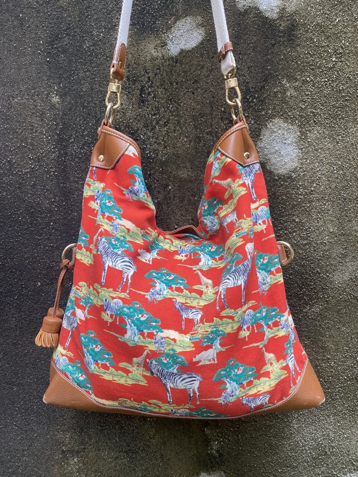 Yohji Yamamoto Yohji Yamamoto Y’saccs Full Print Safari Sling Bag Size ONE SIZE - 8 Thumbnail