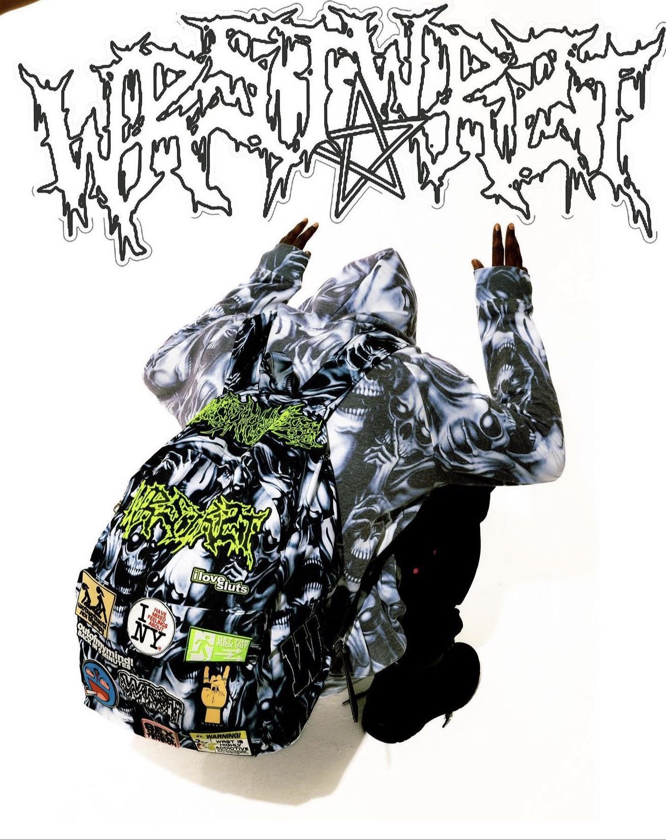 Other wrstwrstwrst skullpile Patchpack Size ONE SIZE - 9 Thumbnail