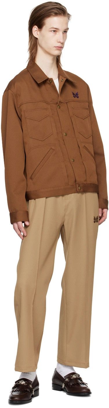 Needles o1y0225 Logo Jacket in Brown Size US L / EU 52-54 / 3 - 4 Thumbnail