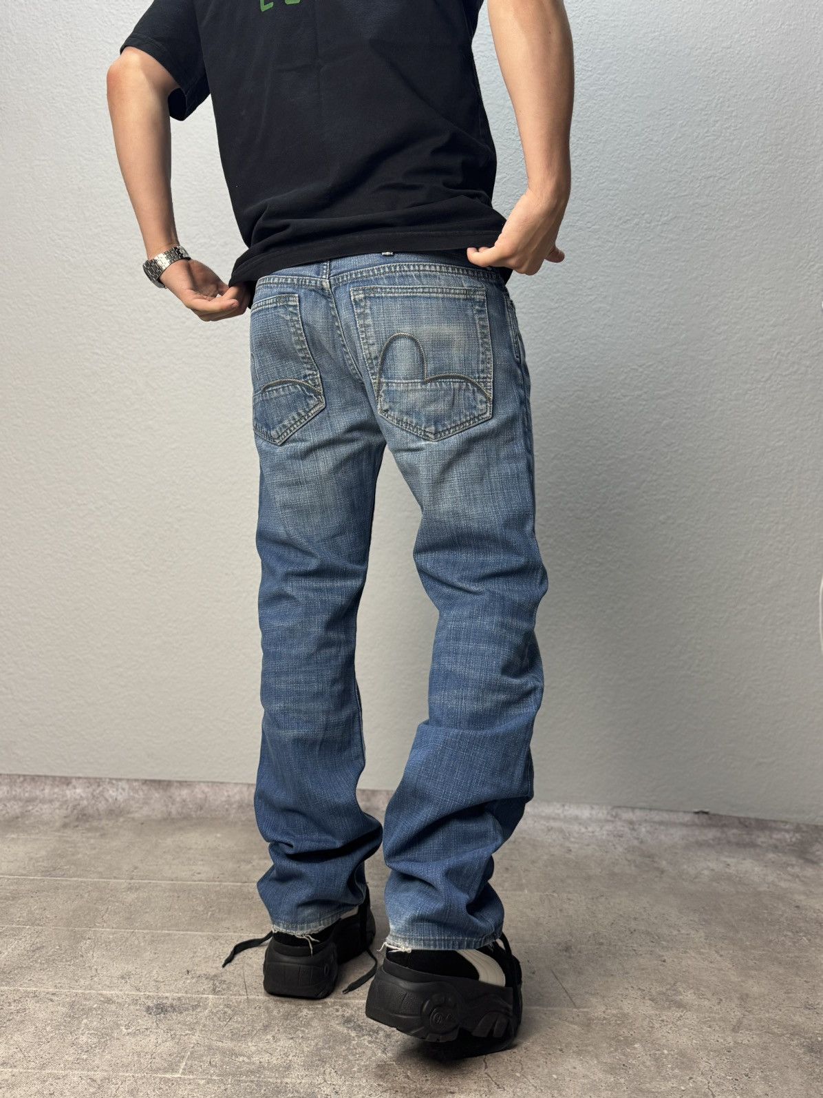 Evisu Vintage Evisu Japan Denim Pants True Religion USA ED HARDY Size US 32 / EU 48 - 1 Thumbnail