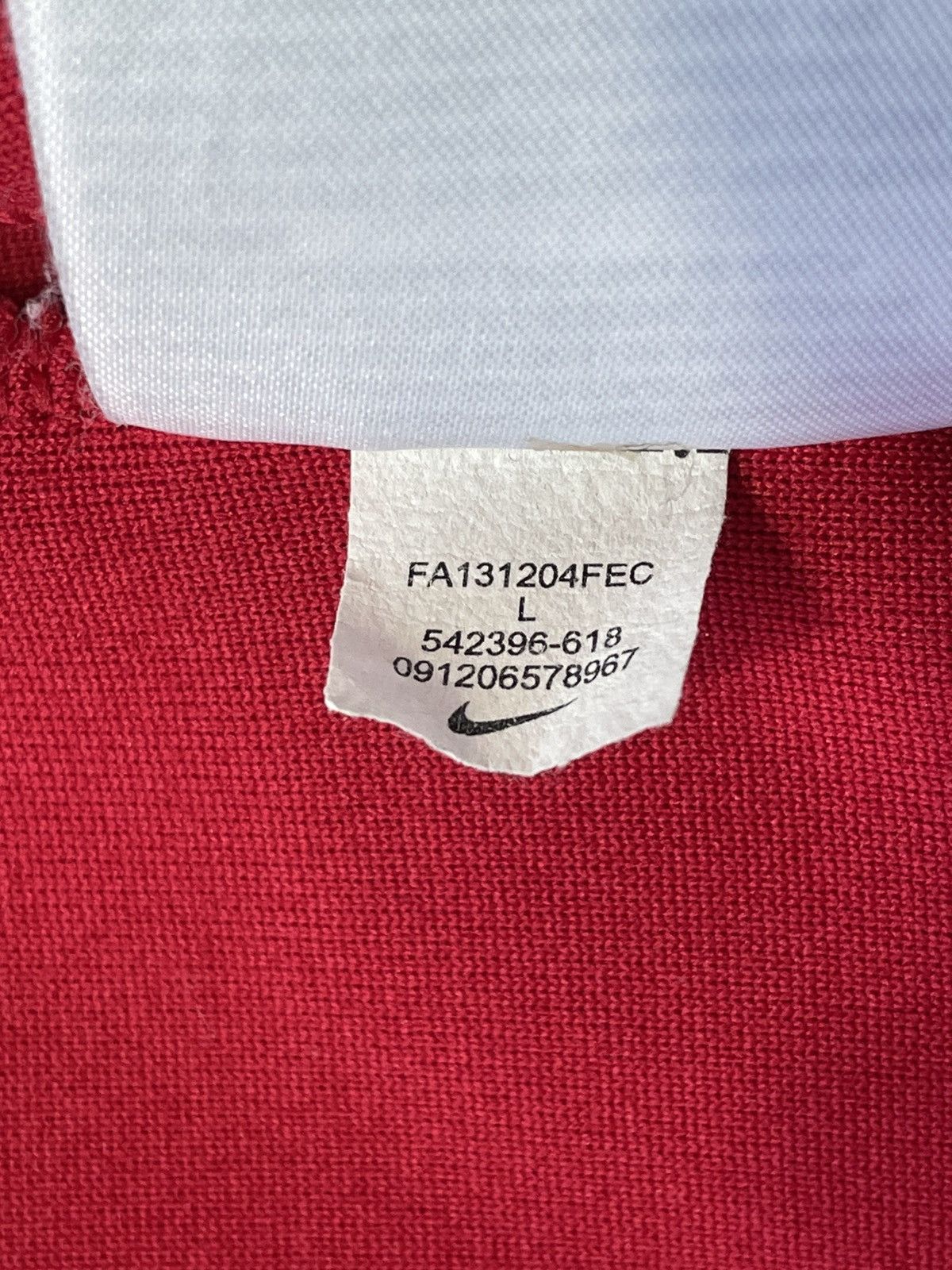 Nike Vintage Nike Y2K Style Football Arsenal Big Logo Zip Olympic Size US M / EU 48-50 / 2 - 14 Thumbnail