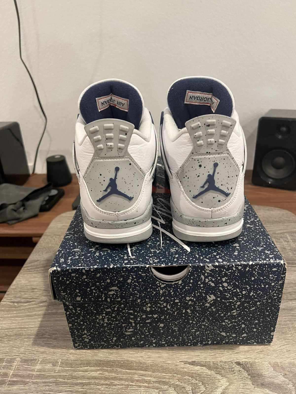 Jordan Brand Jordan 4 Midnight Navy Size US 9 / EU 42 - 4 Thumbnail