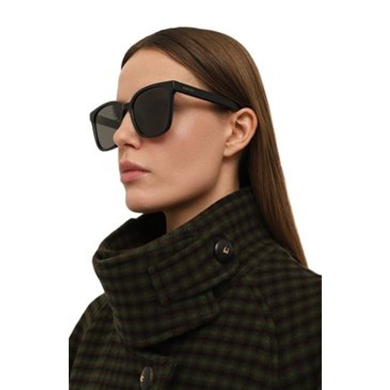 Gucci NEW Gucci GG1346SK 001 Black Smoke Authentic Size ONE SIZE - 9 Thumbnail