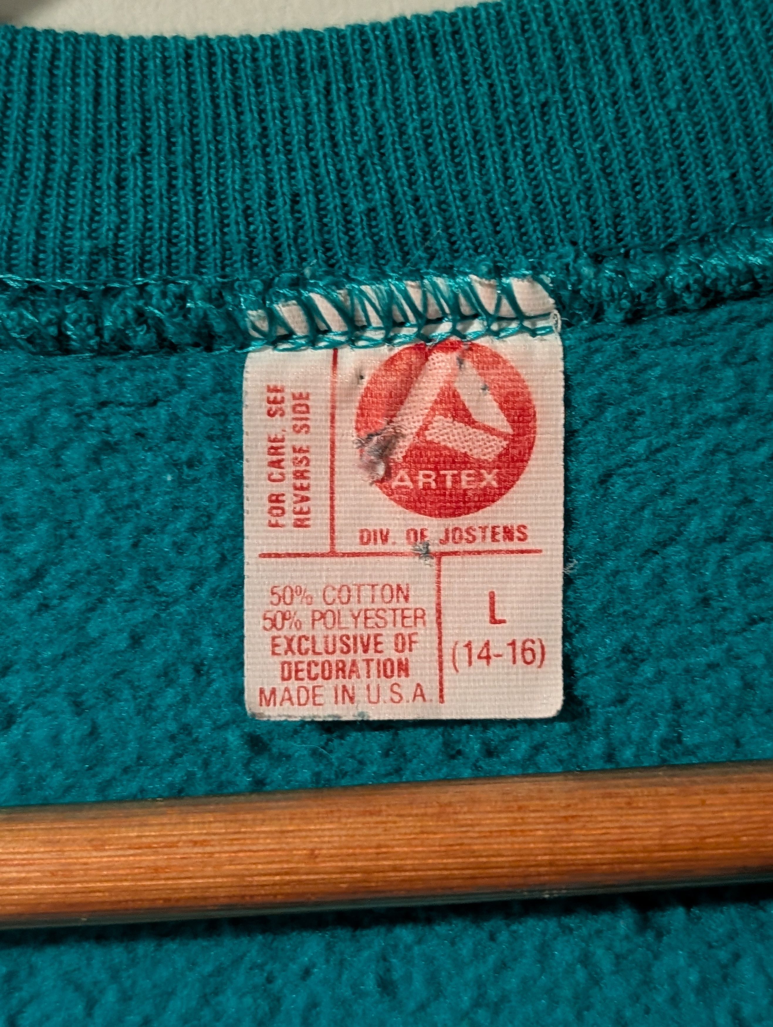 NFL Vintage Miami Dolphins Sweatshirt 80s NFL Crewneck Artex Size US L / EU 52-54 / 3 - 3 Thumbnail