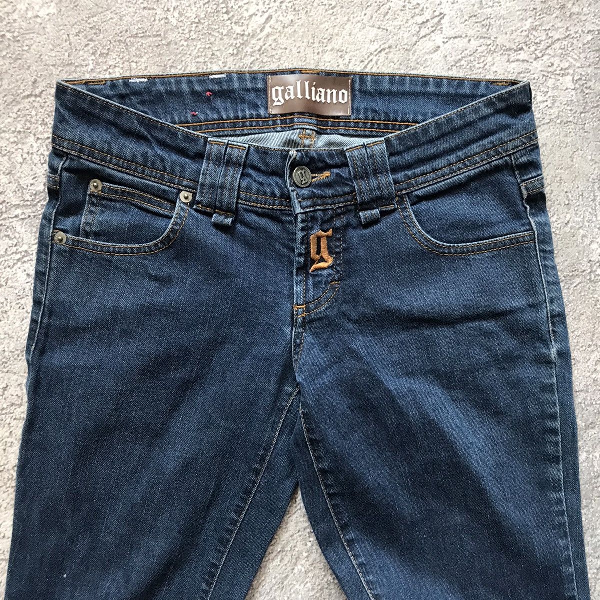 Vintage Vintage Y2K Baggy Wide Leg Jeans Thrashed Streetwear Logo 26 Size US 26 / EU 42 - 4 Thumbnail