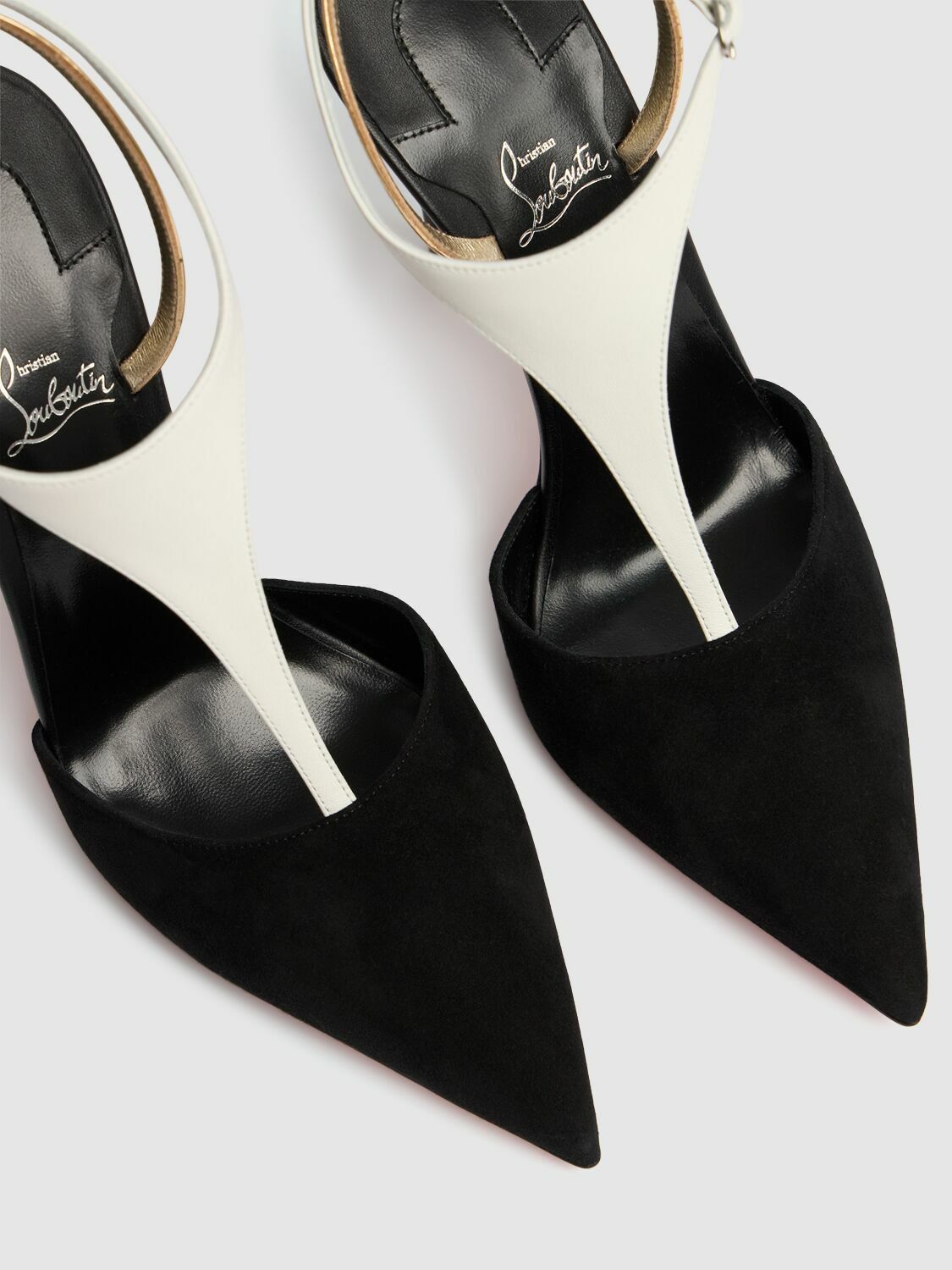 Christian Louboutin o1s1wg110925 Heels in Black Size US 10 / IT 40 - 2 Thumbnail