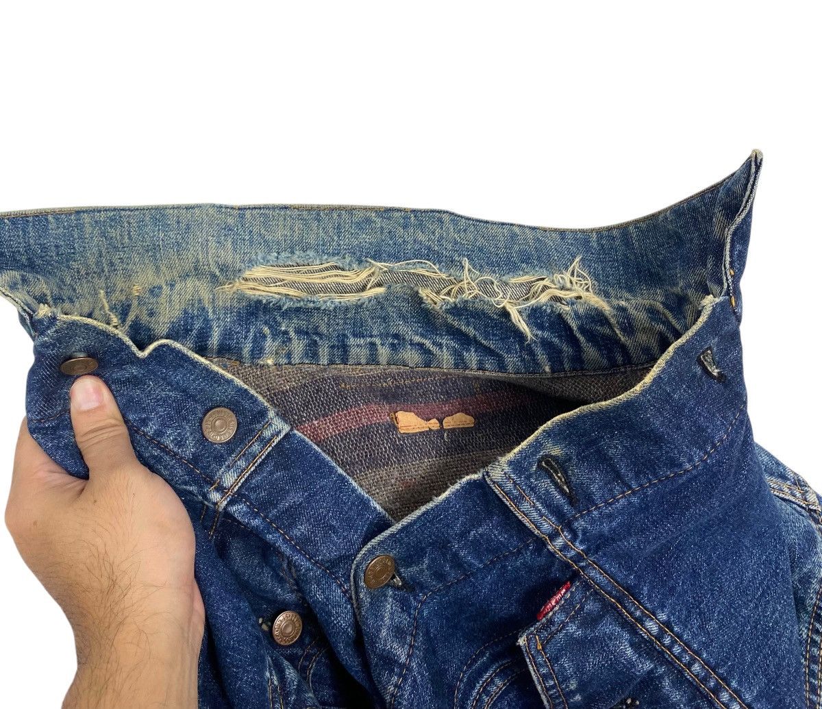 Levi's 1960S Distressed LEVI'S BIG E TYPE III BLANKET LINED TRUCKER Size US S / EU 44-46 / 1 - 13 Thumbnail