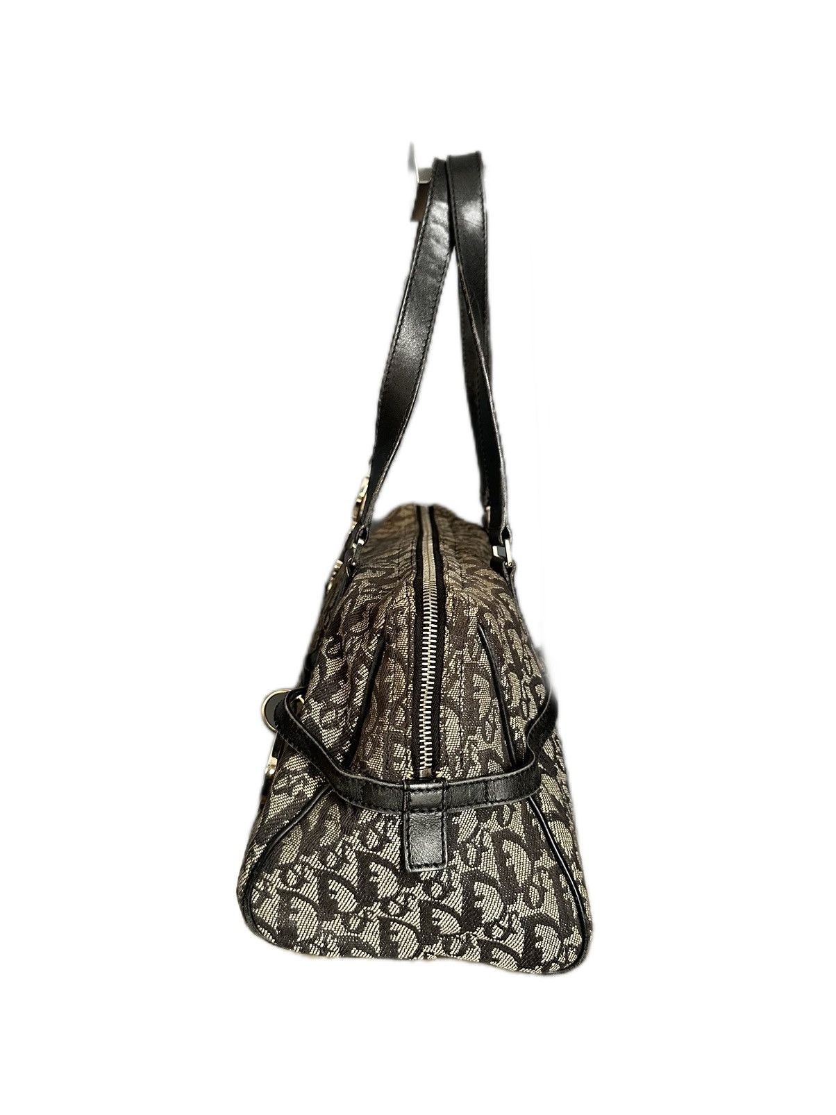 Christian Dior Trotter Monogram Boston Shoulder Bag