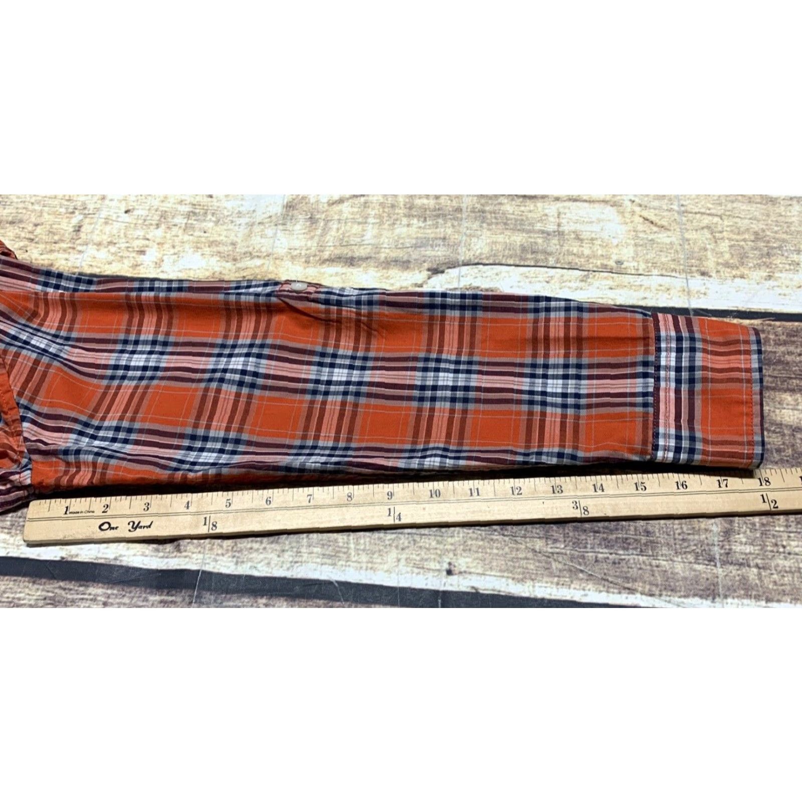 Vintage VINTAGE Urban Pipeline Mens Long Sleeve Button Down Shirt Red White Plaid L Size US L / EU 52-54 / 3 - 7 Thumbnail