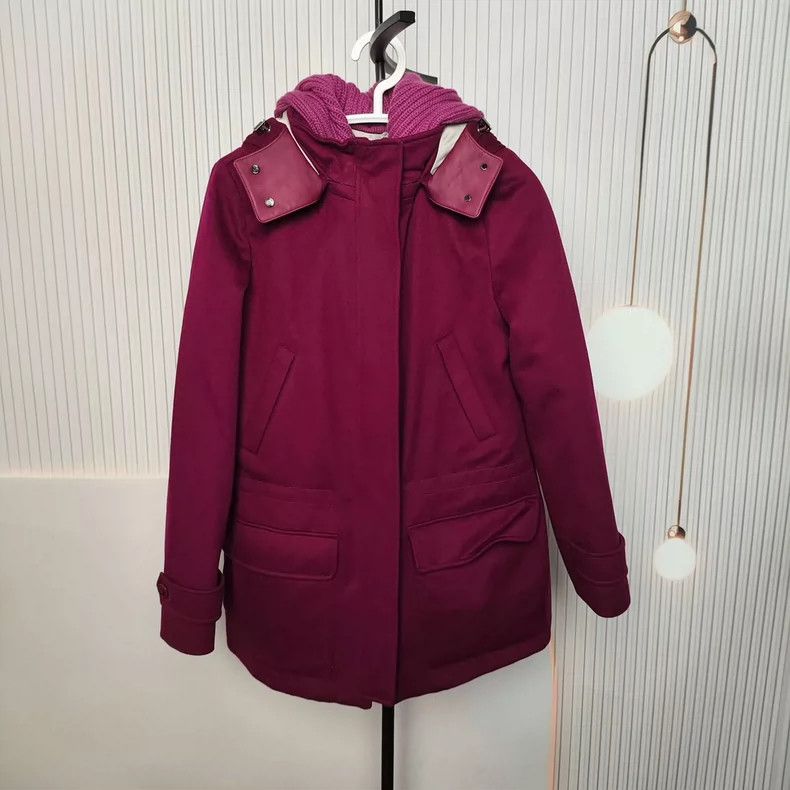 Loro Piana LORO PIANA The camel-hair coat is purple Size XS / US 0-2 / IT 36-38 - 1 Thumbnail