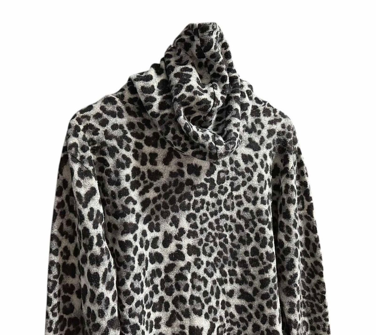 Hysteric Glamour × Japanese Brand × Seditionaries 🔥Sick Y2K Semantic Design Zip Hoodie Black Leopard Goth Punk Size US L / EU 52-54 / 3 - 11 Thumbnail