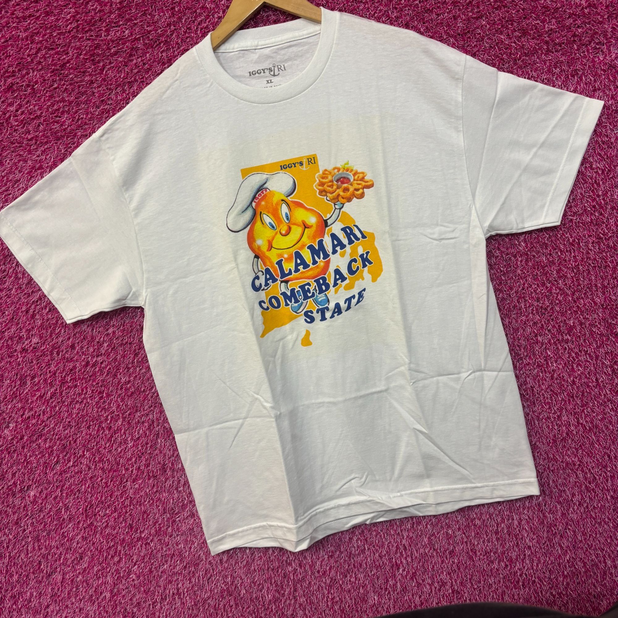 Iggy Doughboys IGGYs RI Calamari comeback state Tshirt size XL Size US XL / EU 56 / 4 - 3 Thumbnail