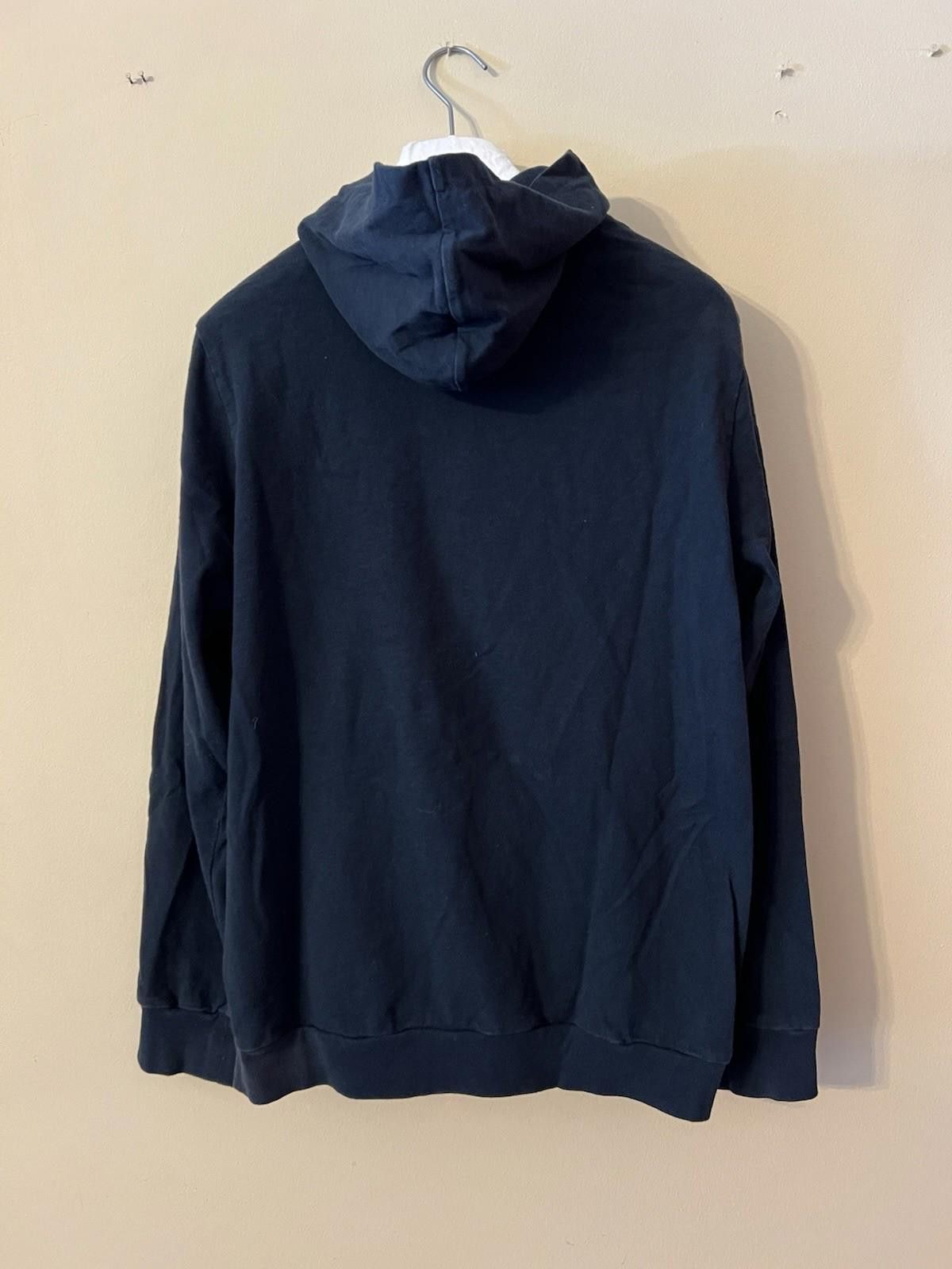Supreme Pre-Owned Supreme Silver Label Thin Pullover Hoodie Navy L Size US L / EU 52-54 / 3 - 4 Thumbnail