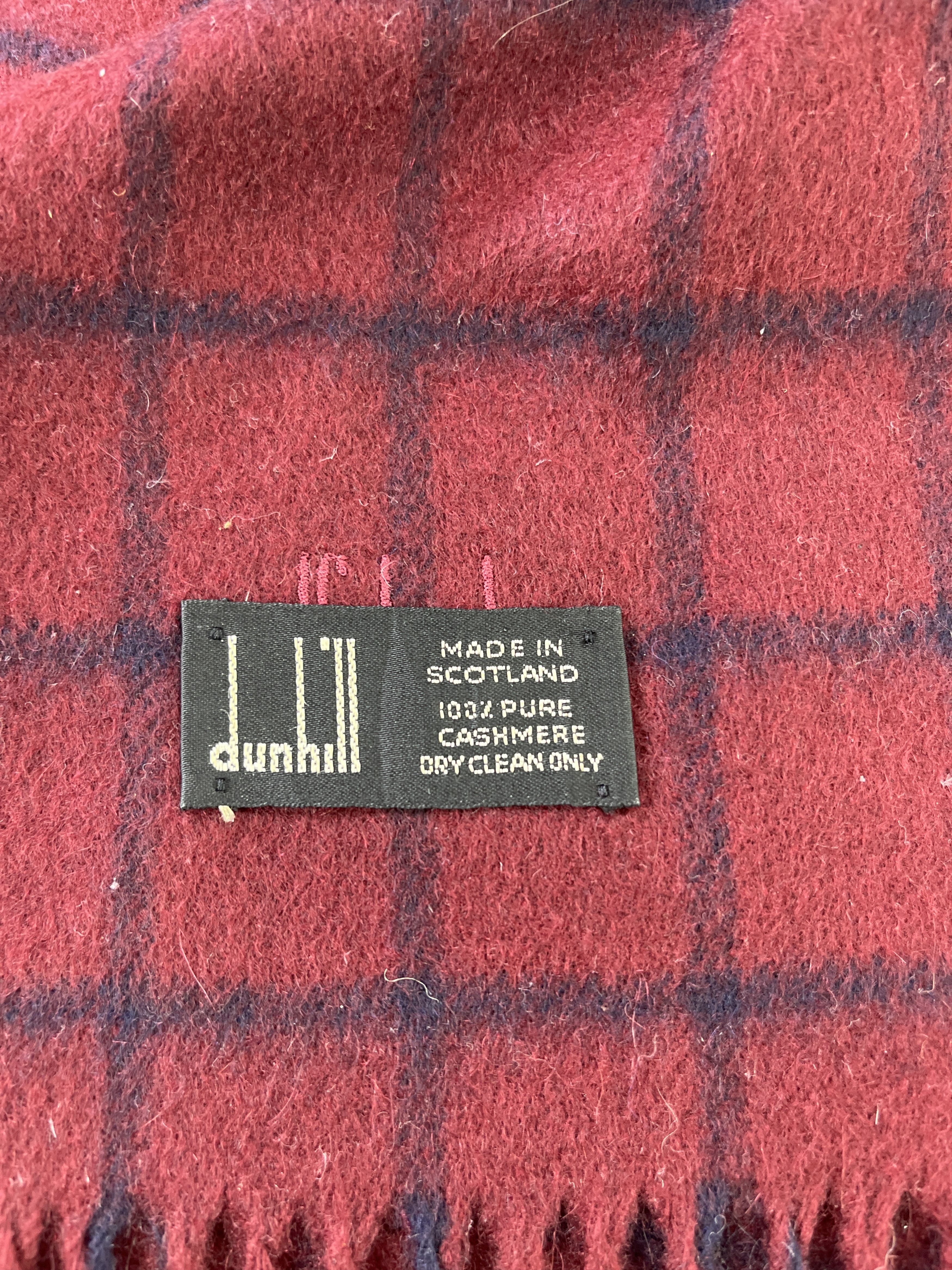 Alfred Dunhill ALFRED DUNHILL CASHMERE SCARVES / MUFFLER T187 Size ONE SIZE - 5 Thumbnail