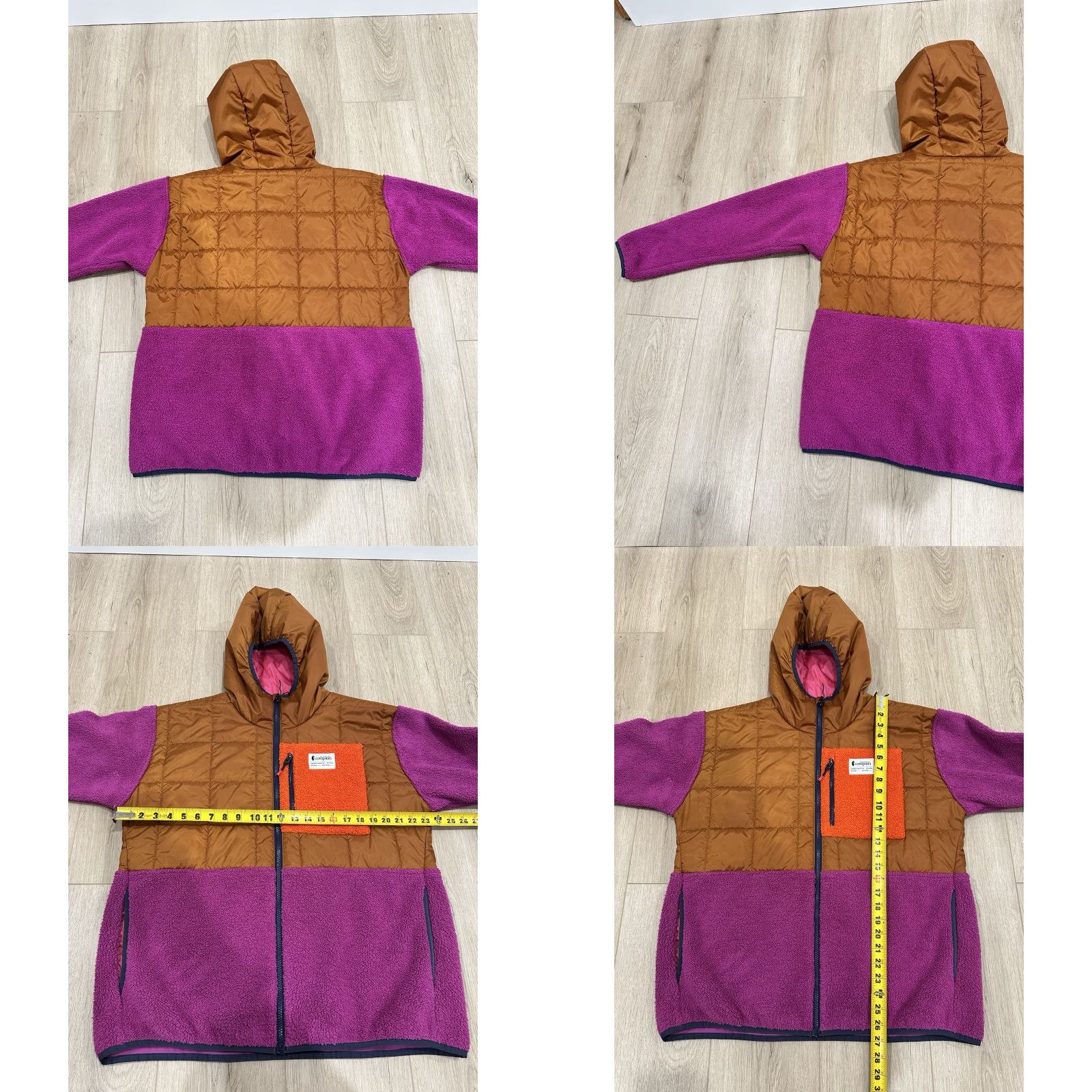 Cotopaxi Cotopaxi Trico Hybrid Hooded Jacket Womens XL Maroon Puffer Sherpa Fleece Jacket Size XL / US 12-14 / IT 48-50 - 9 Thumbnail